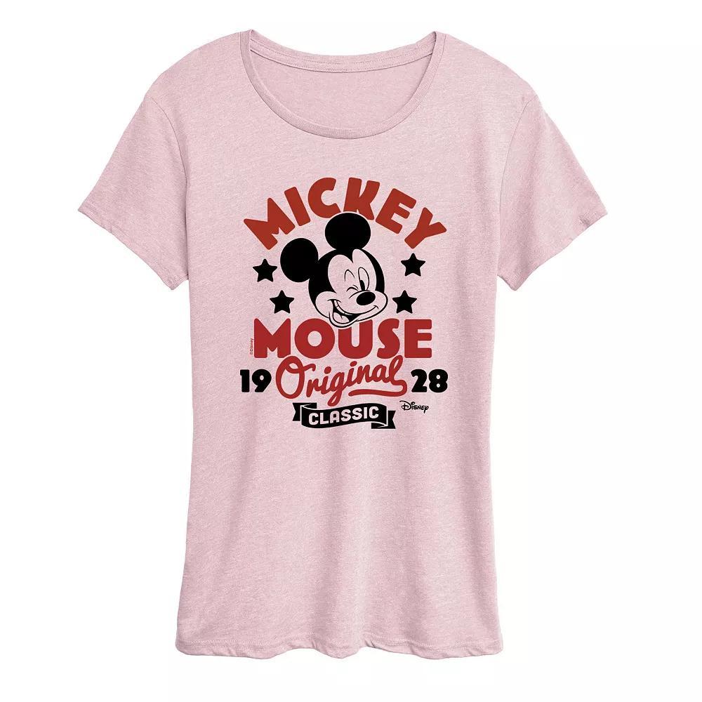 Disney's Mickey Mouse Women's Original Badge Graphic Tee,  Product Image