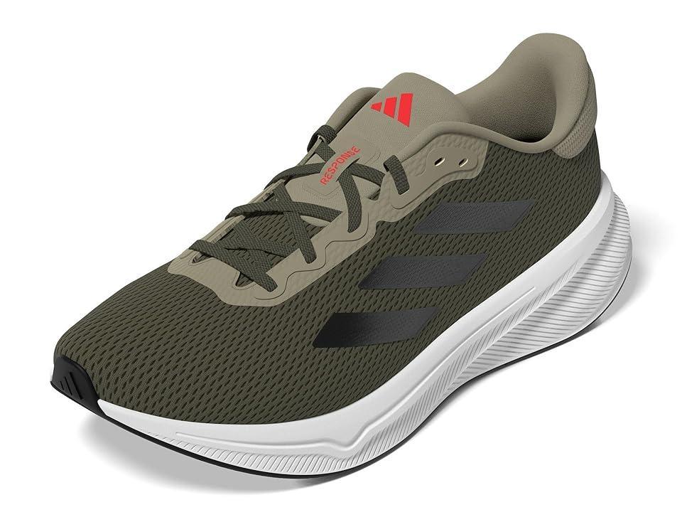 adidas Running Response White/Black) Men's Shoes Product Image