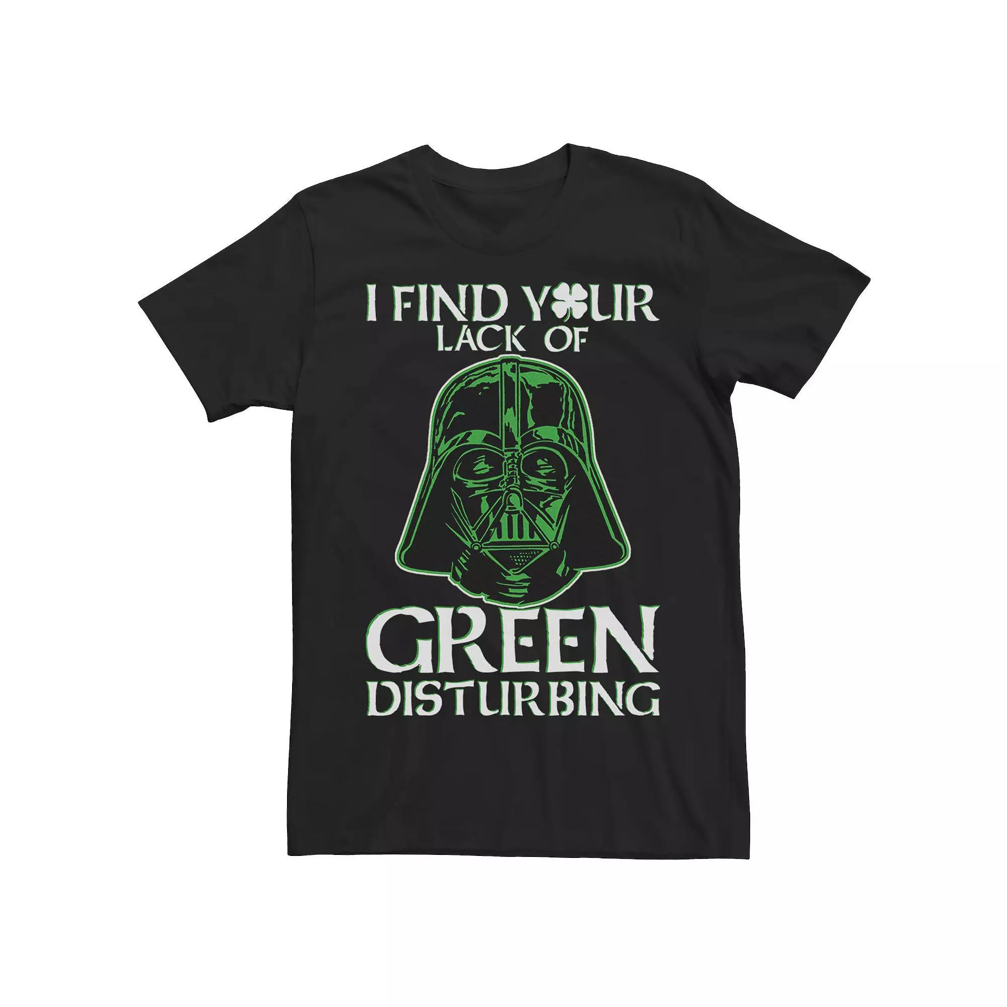 Men's Star Wars Vader Lack Of Green Disturbing Tee,  Product Image