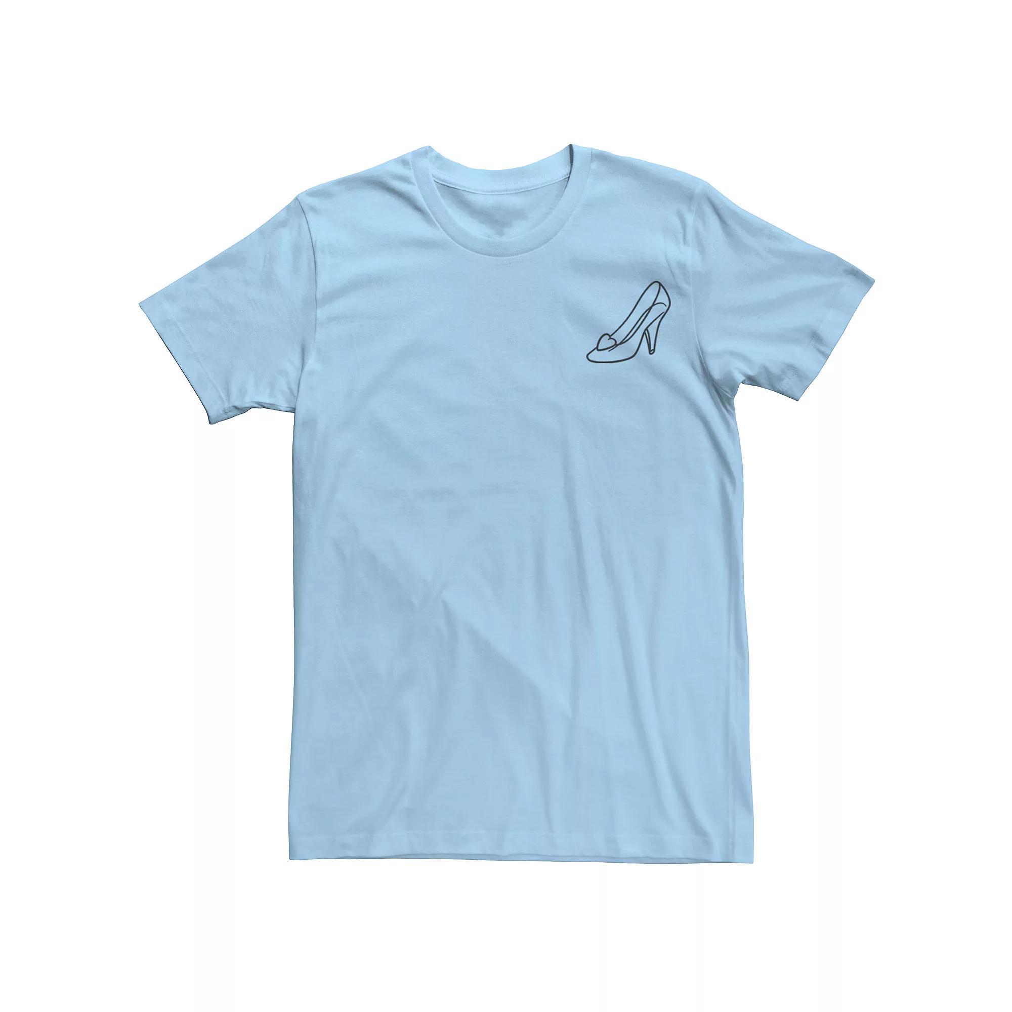 Disney's Cinderella Men's Bibbidi Bobbidi Crew Front & Back Tee,  Product Image