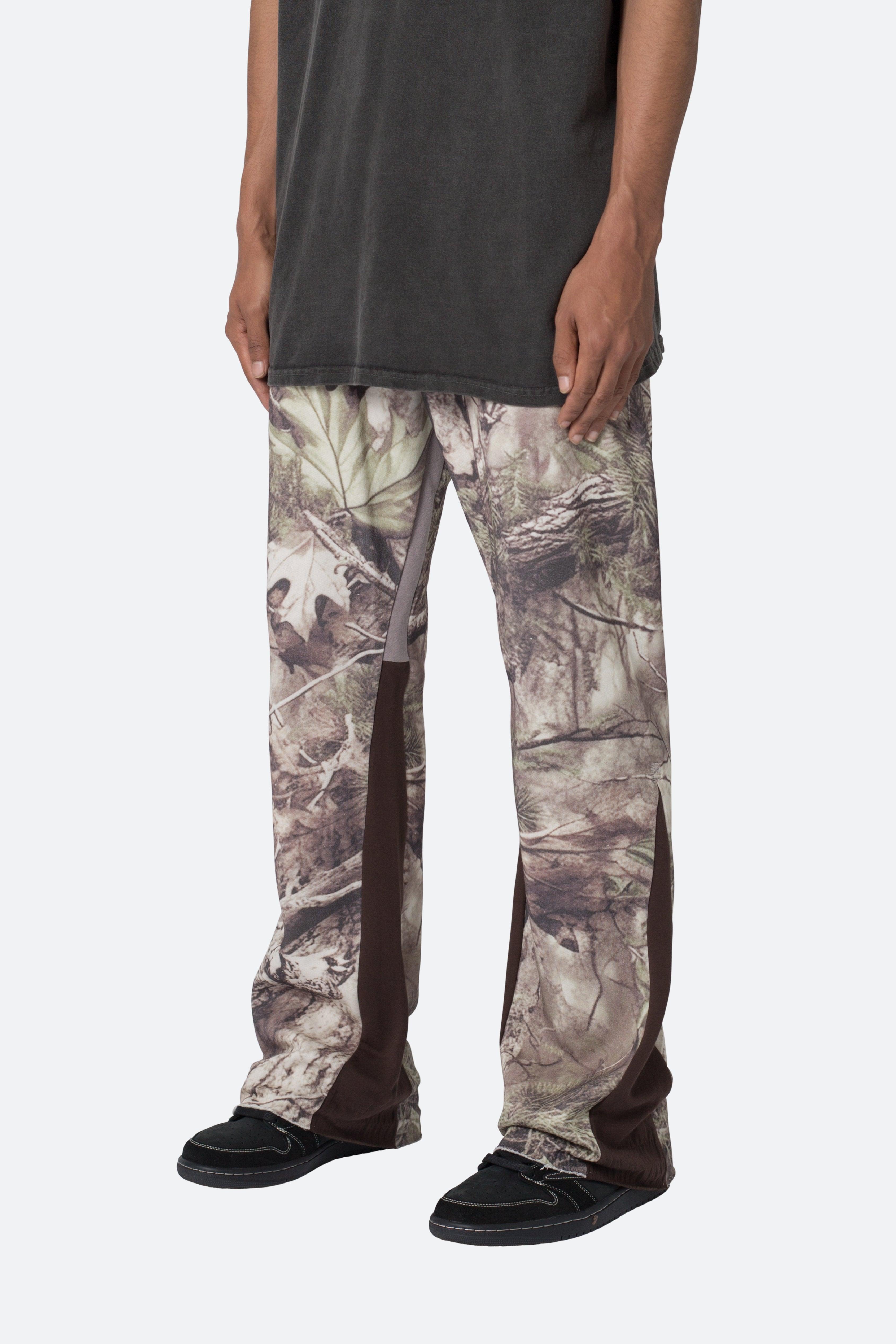 Contrast Bootcut Sweatpants - Hunter Camo Product Image