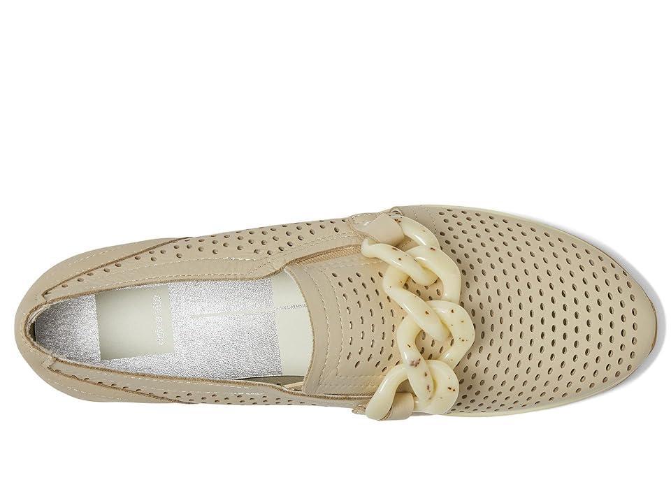 Dolce Vita Jhenee Perforated Suede Chain Detail Platform Loafers Product Image