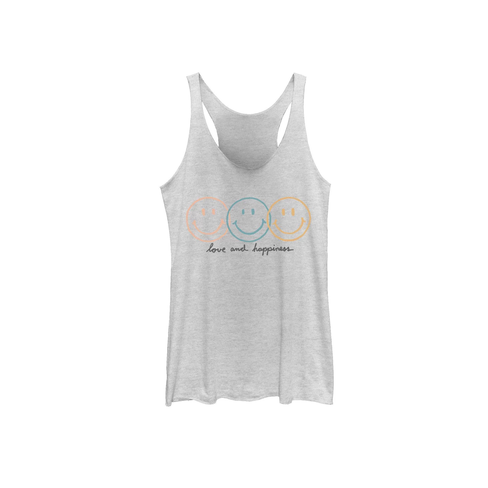 Junior's Thank A Veteran Flower Text Tank Top, Girl's,  Product Image