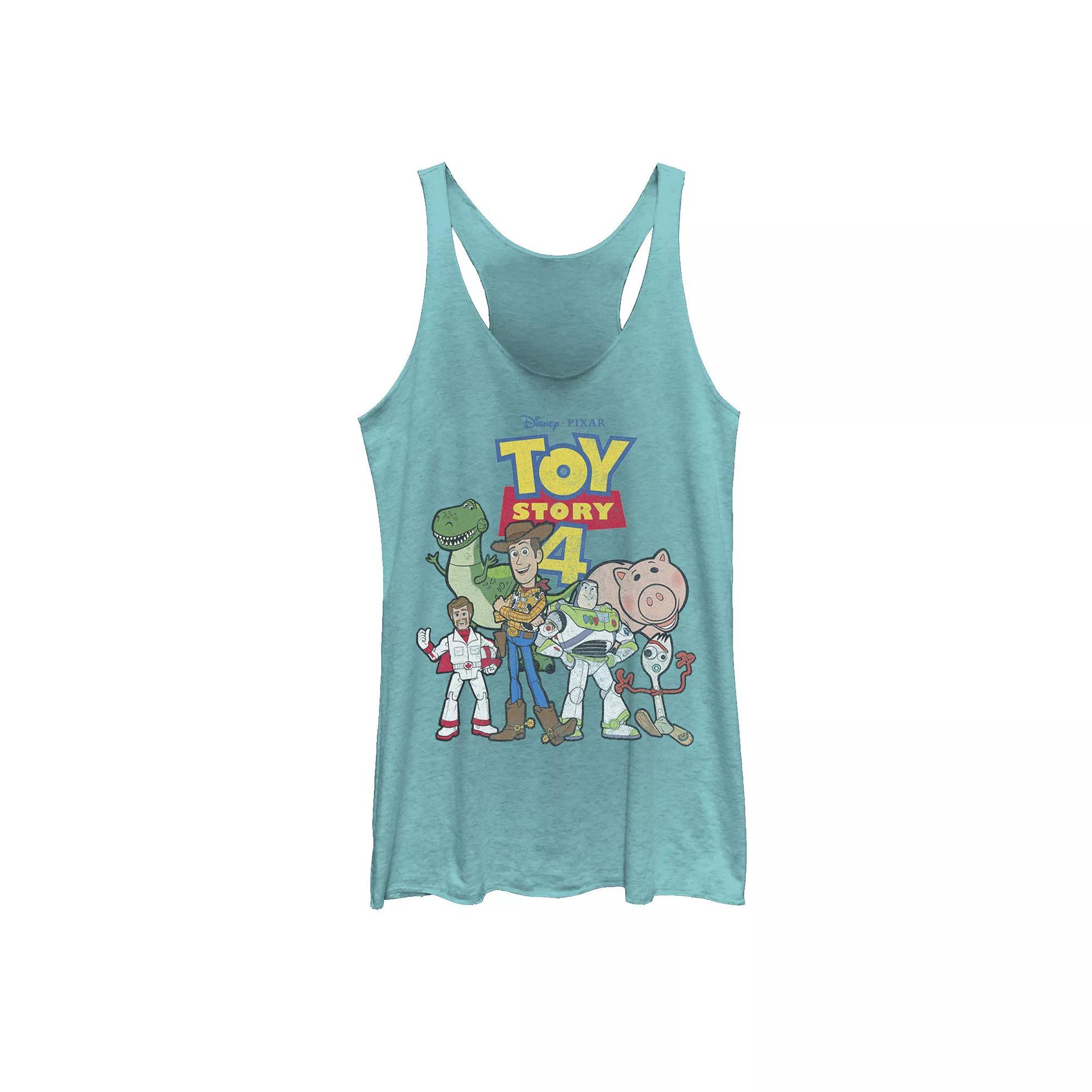 Disney / Pixar's Toy Story 4 Juniors' New Group Shot Movie Logo Poster Tank Top, Girl's,  Product Image