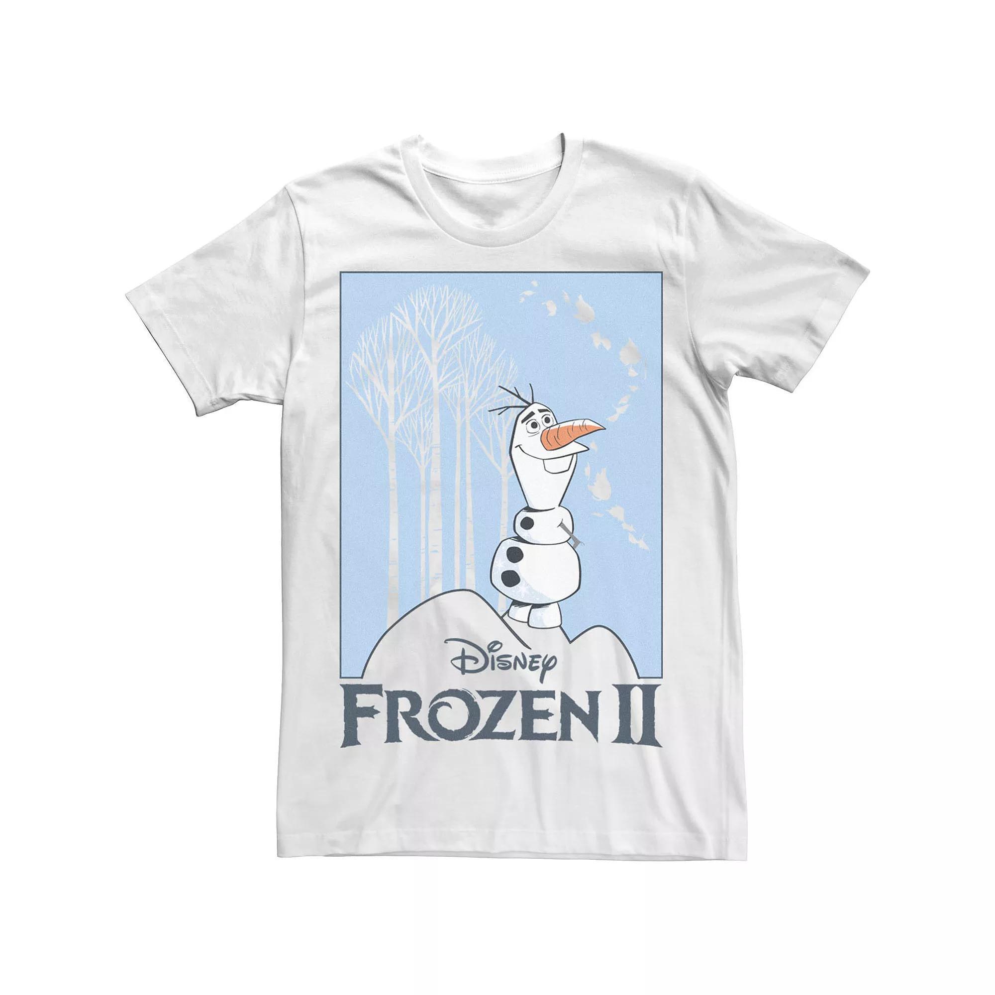 Disney's Frozen 2 Olaf Standing On Rock Men's Tee,  Product Image