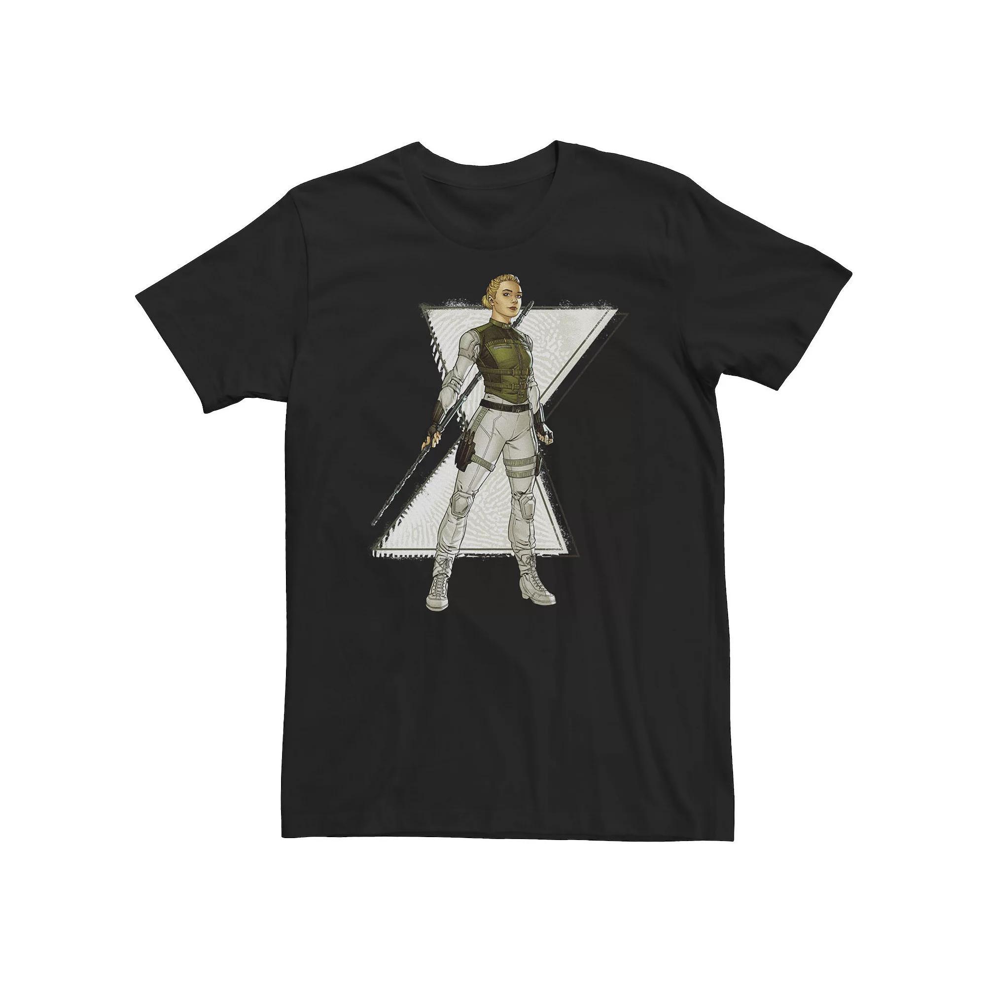 Big & Tall Marvel Black Widow Yelena Belova Comic Style Portrait Tee, Men's,  Product Image