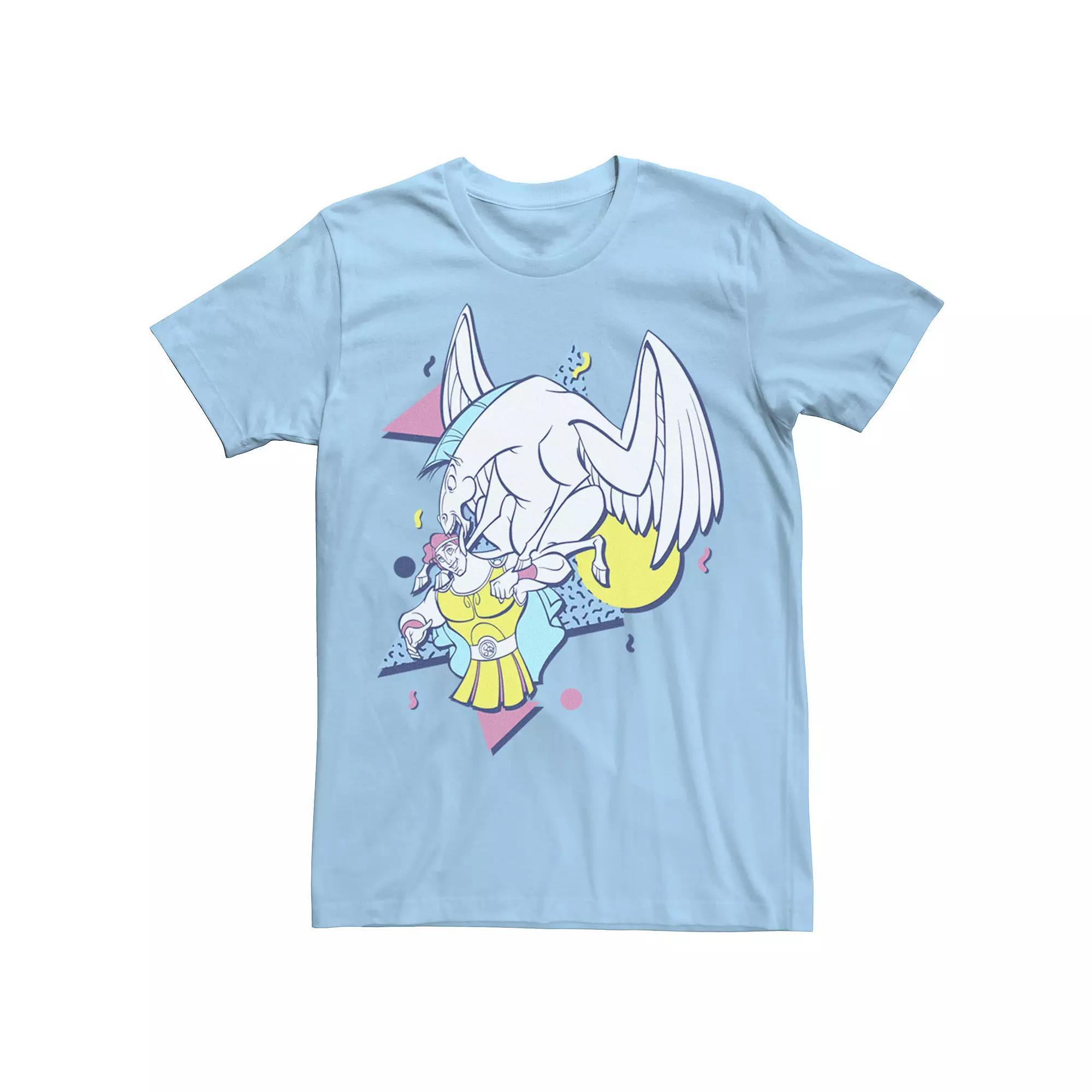 Disney's Hercules And Pegasus Men's 90 Pop Art Tee,  Product Image