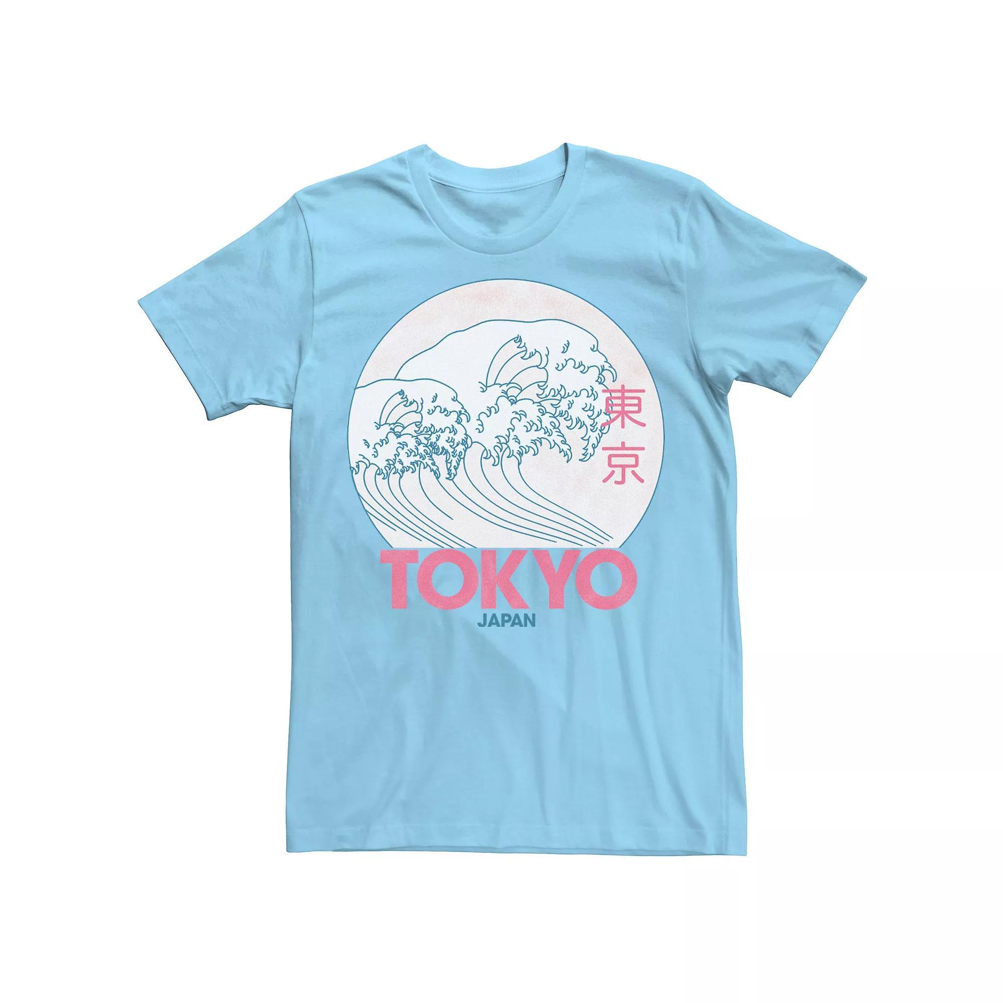Men's Travel Apparel Tokyo Ocean Waves Tee,  Product Image