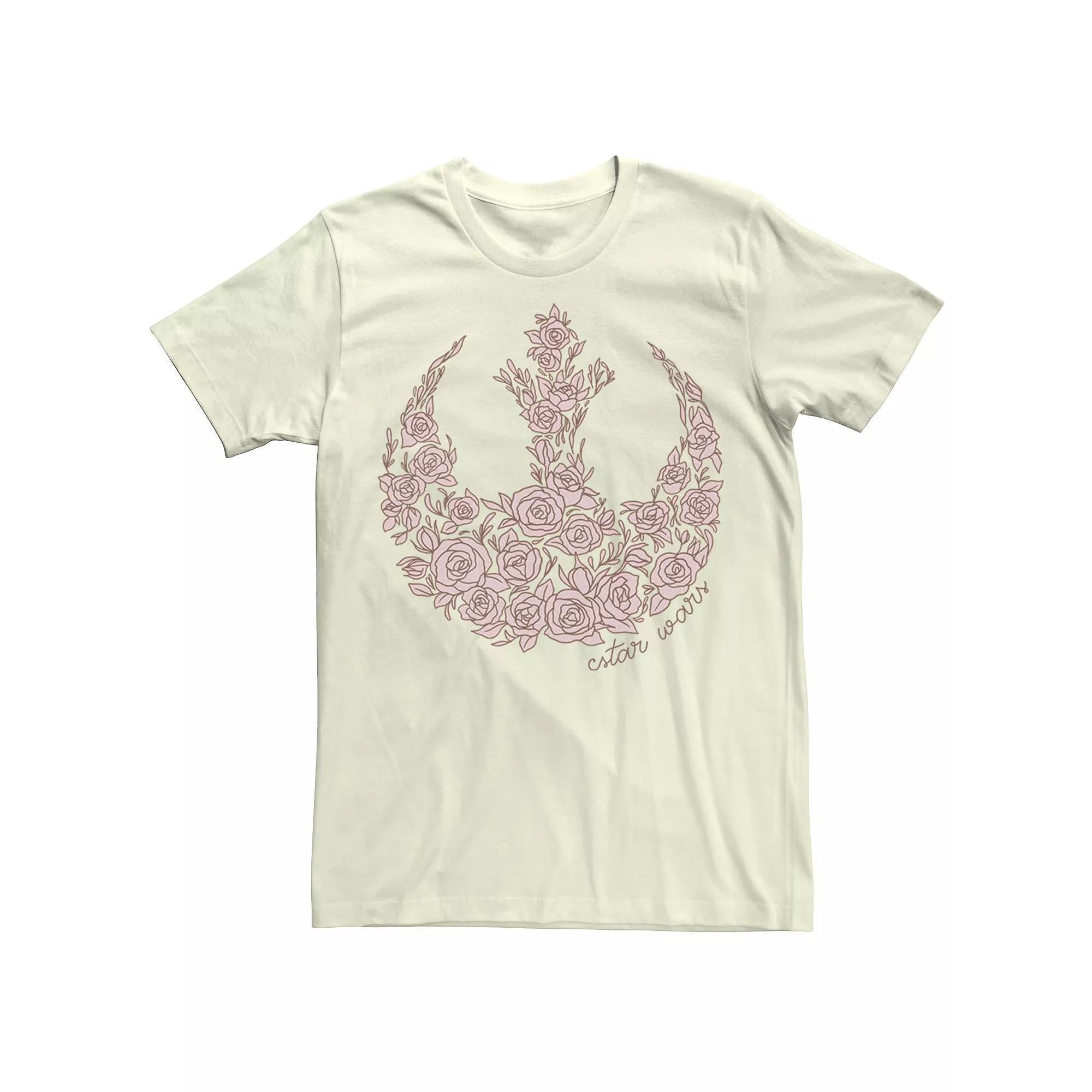 Men's Star Wars Rose Rebel Emblem Tee,  Product Image