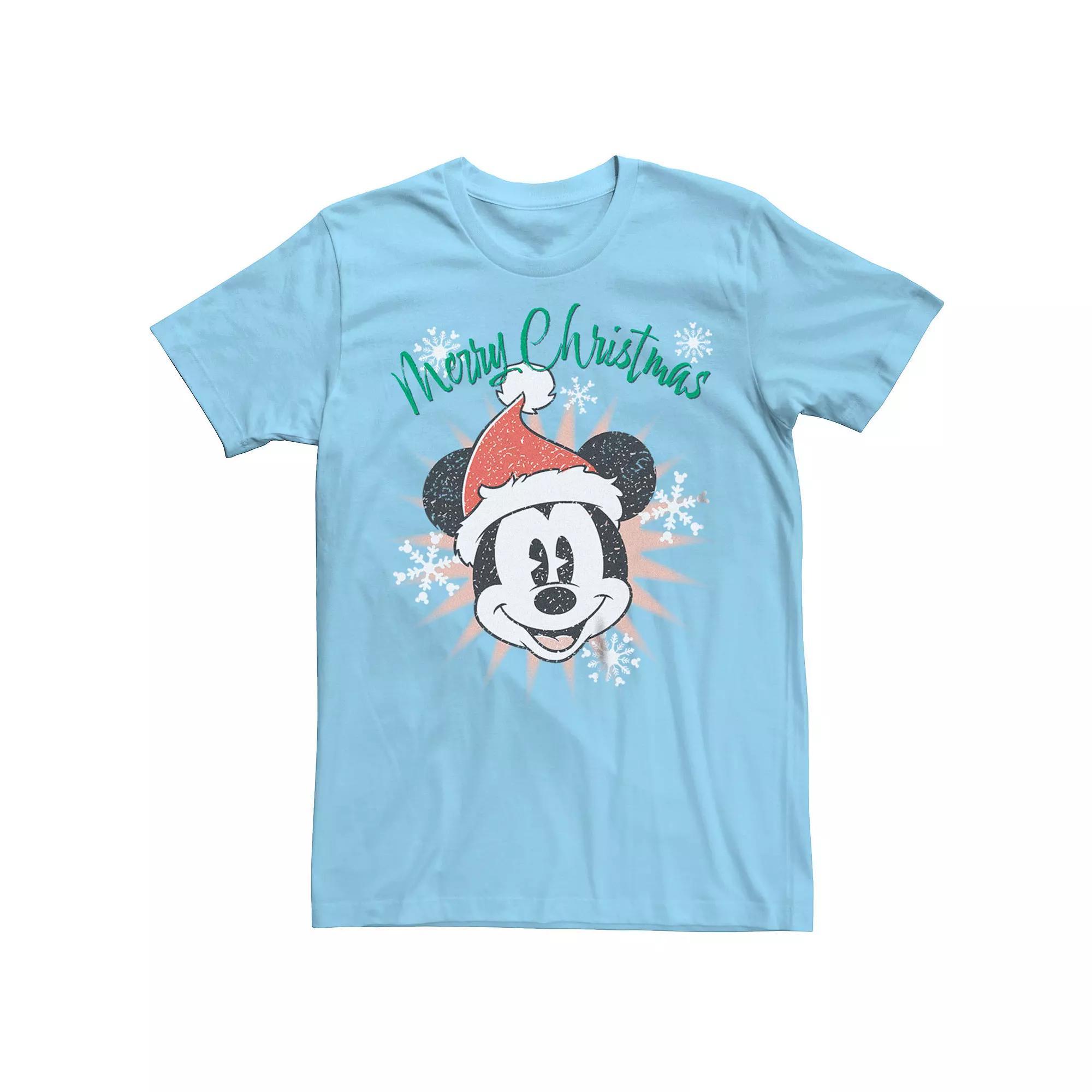 Disney's Mickey Mouse Men's Merry Christmas Tee,  Product Image