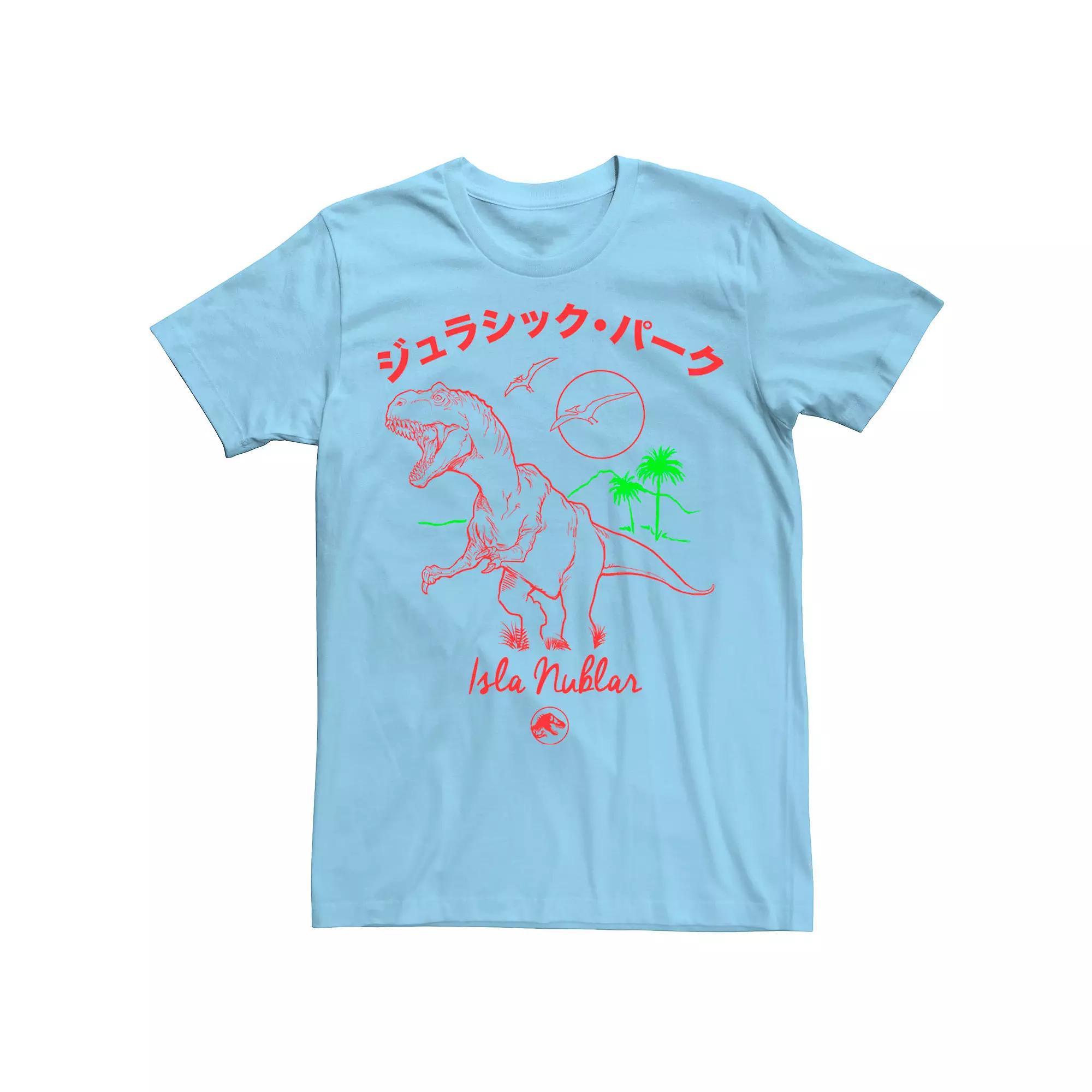 Men's Jurassic Park Kanji T Rex Outline Tee,  Product Image