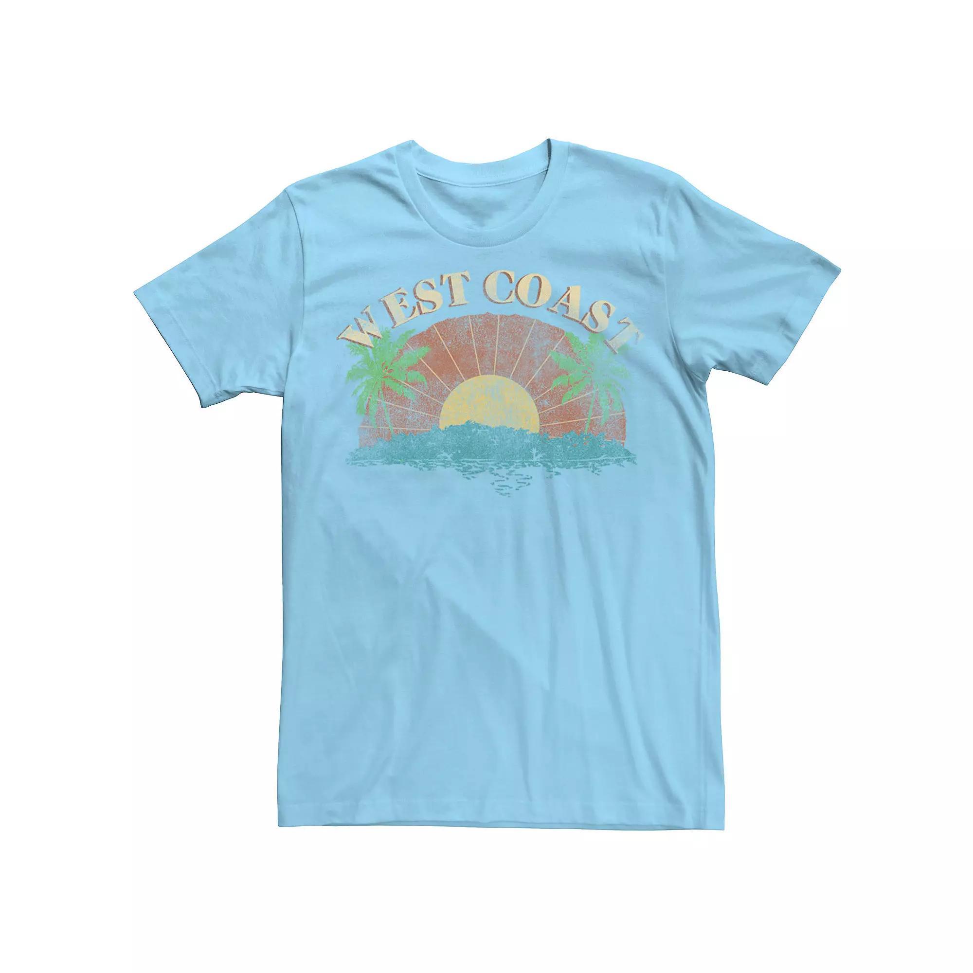 Men's West Coast Distressed Sunset Tee,  Product Image