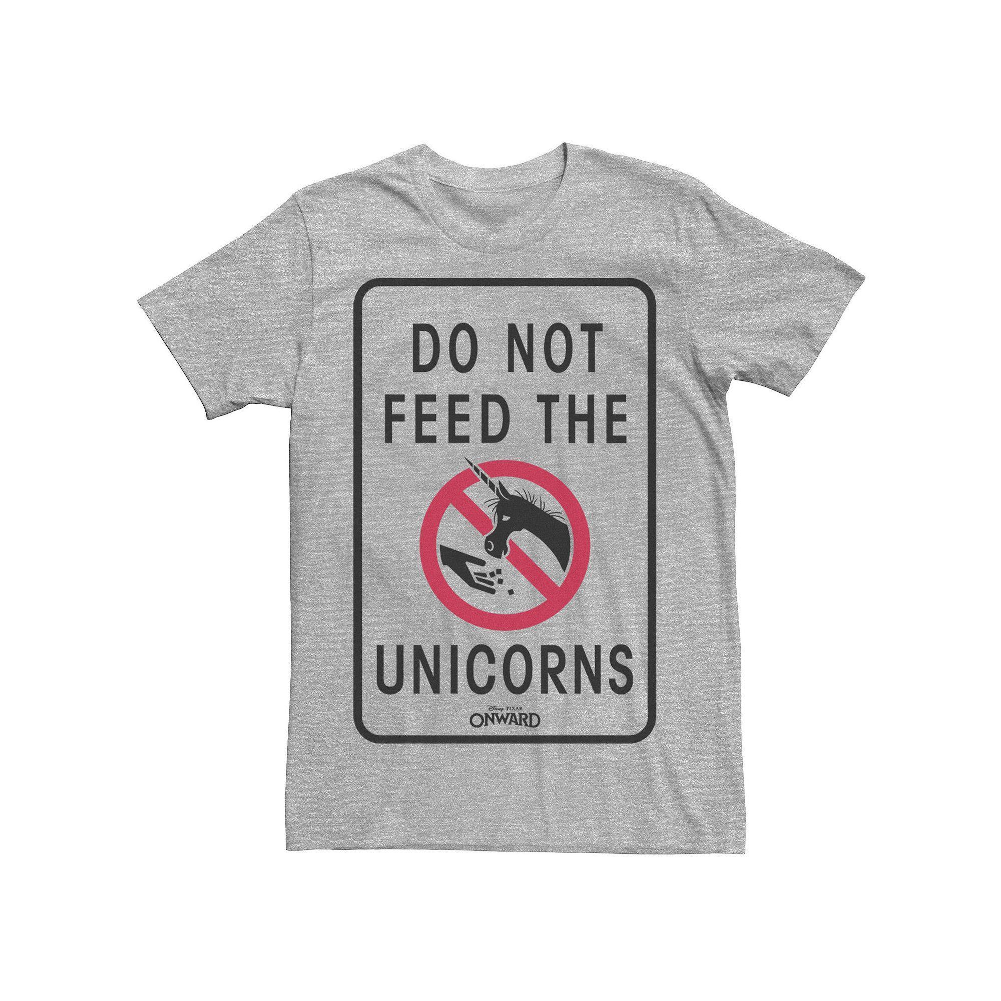 Disney / Pixar's Onward Men's Do Not Feed The Unicorns Tee,  Product Image