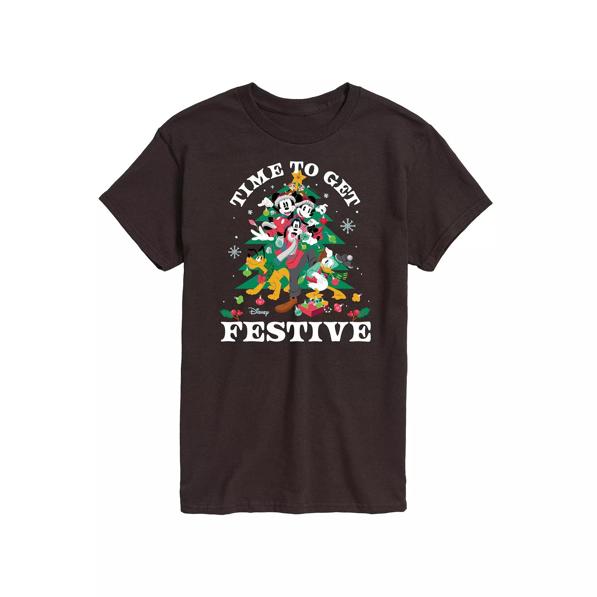 Disney Men's Time To Get Festive Tee,  Product Image