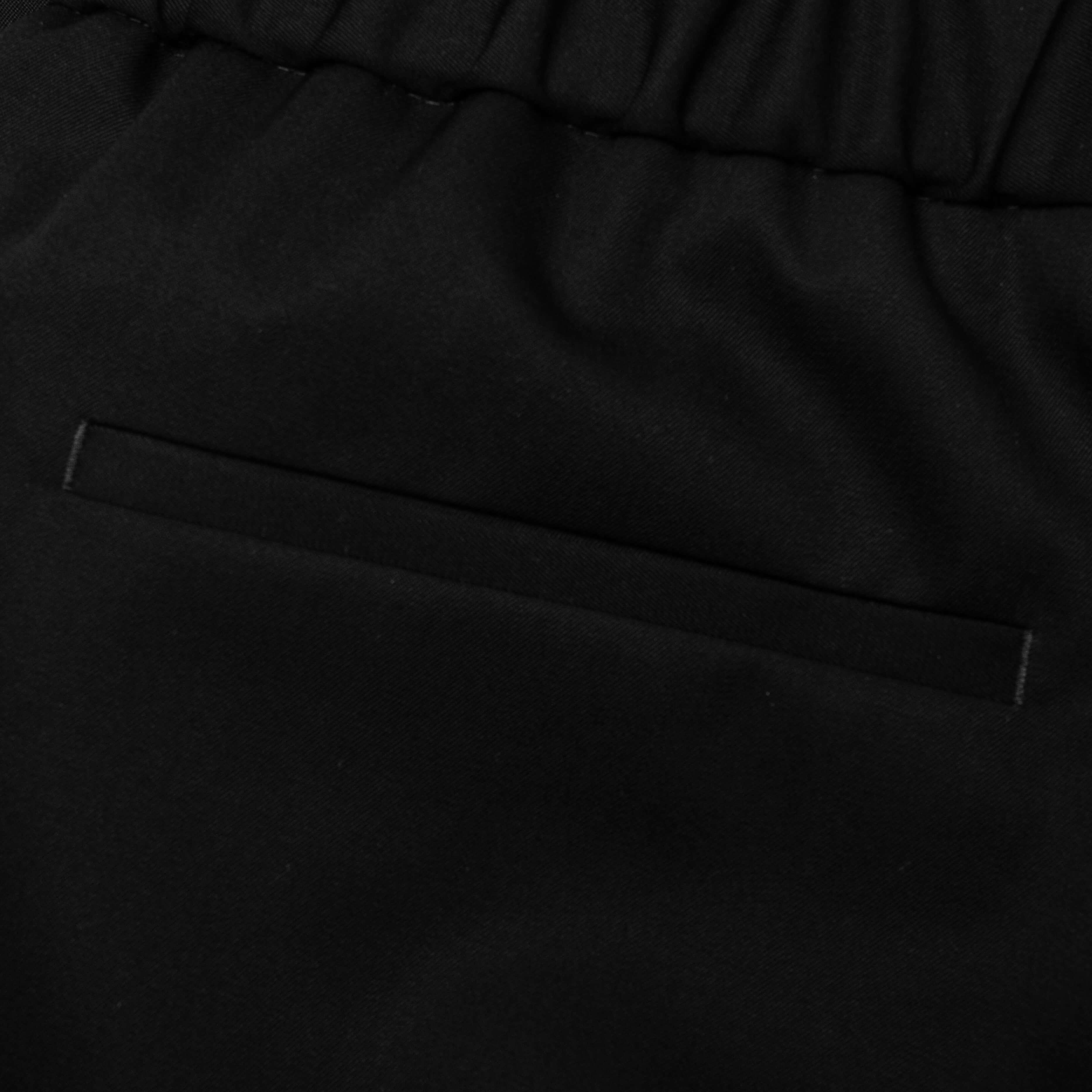 Straight Leg Wool Trouser - Black Male Product Image