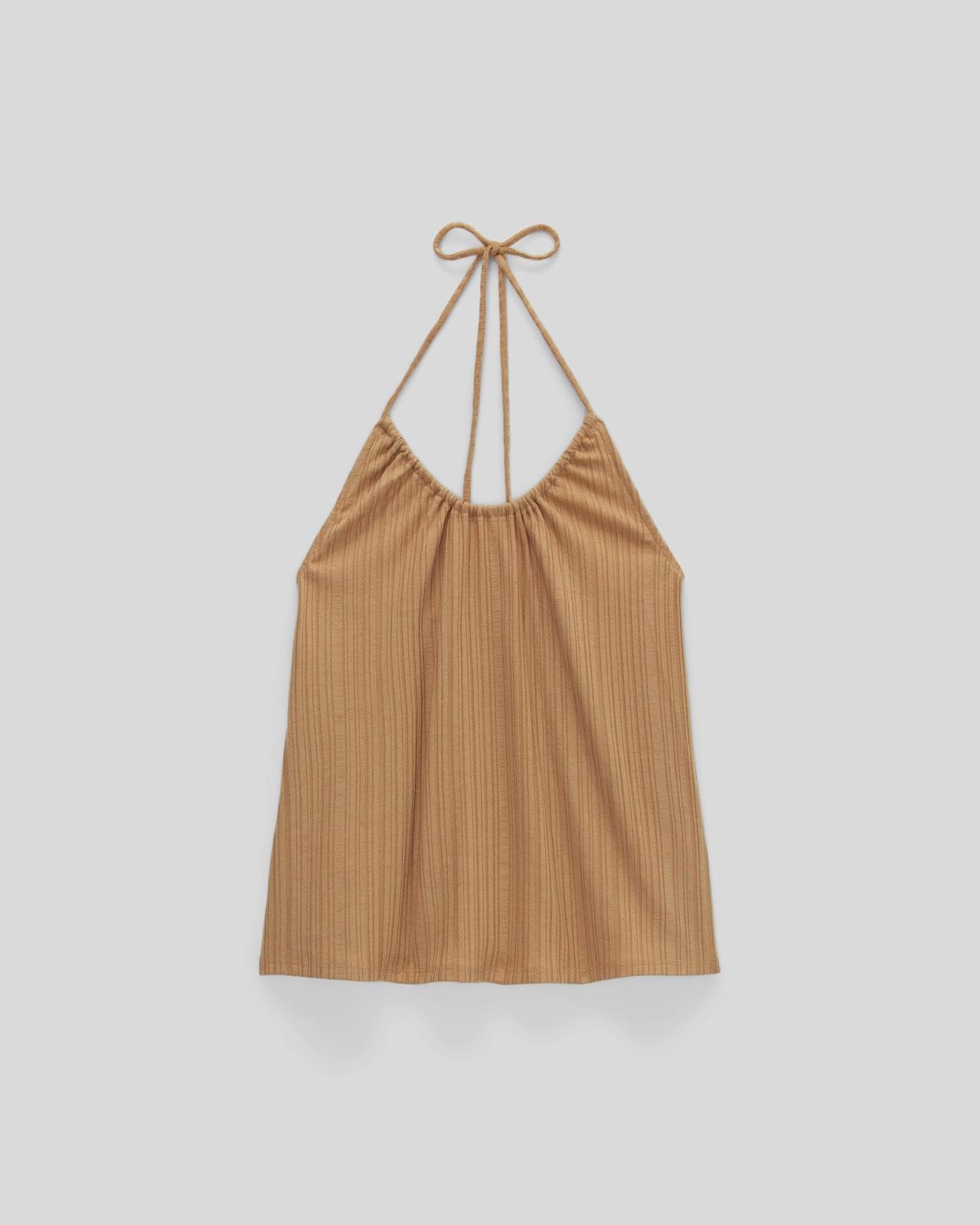 The Rib Soft Knit Halter Top Product Image