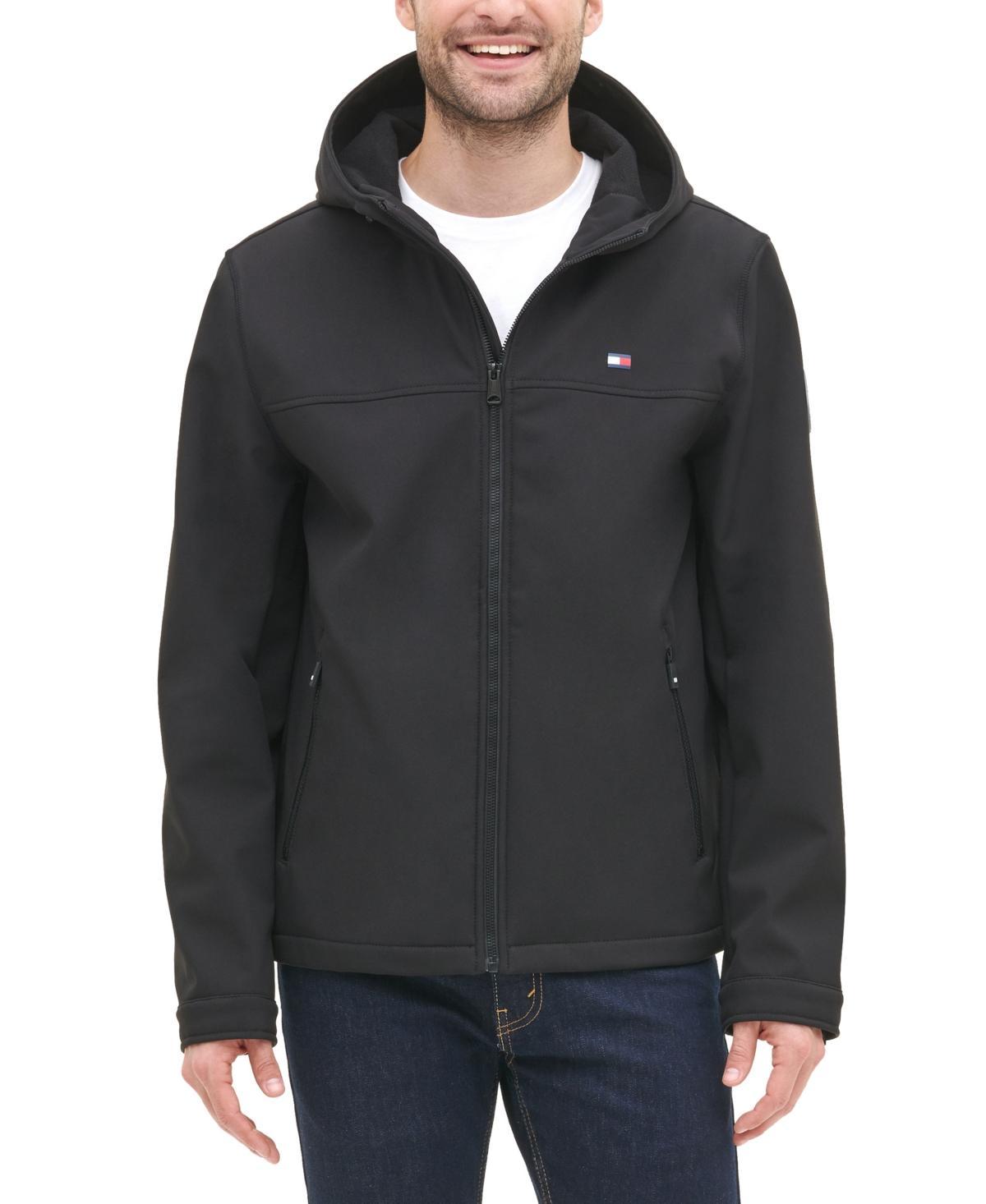 Tommy Hilfiger Mens Hooded Soft-Shell Jacket, Created for Macys Product Image