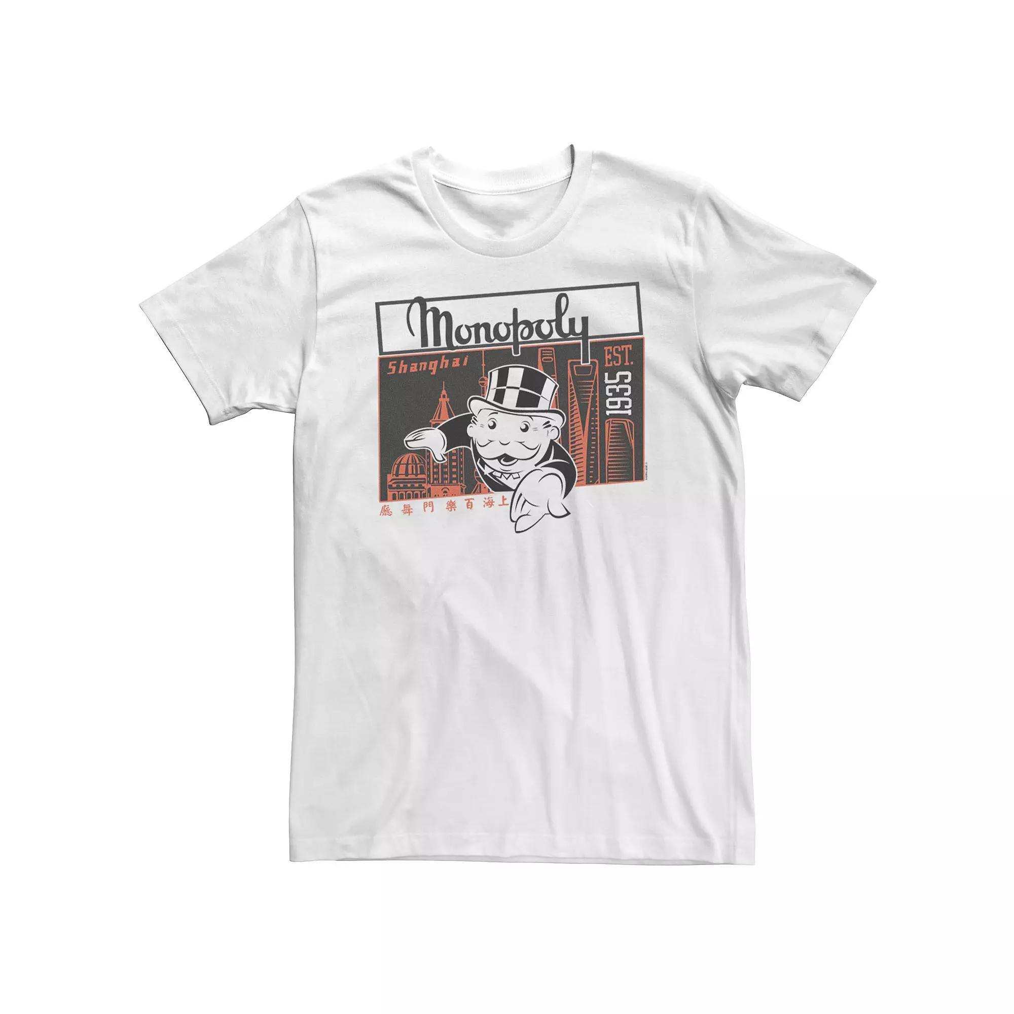Big & Tall Monopoly Shanghai Est. 1935 Tee, Men's,  Product Image