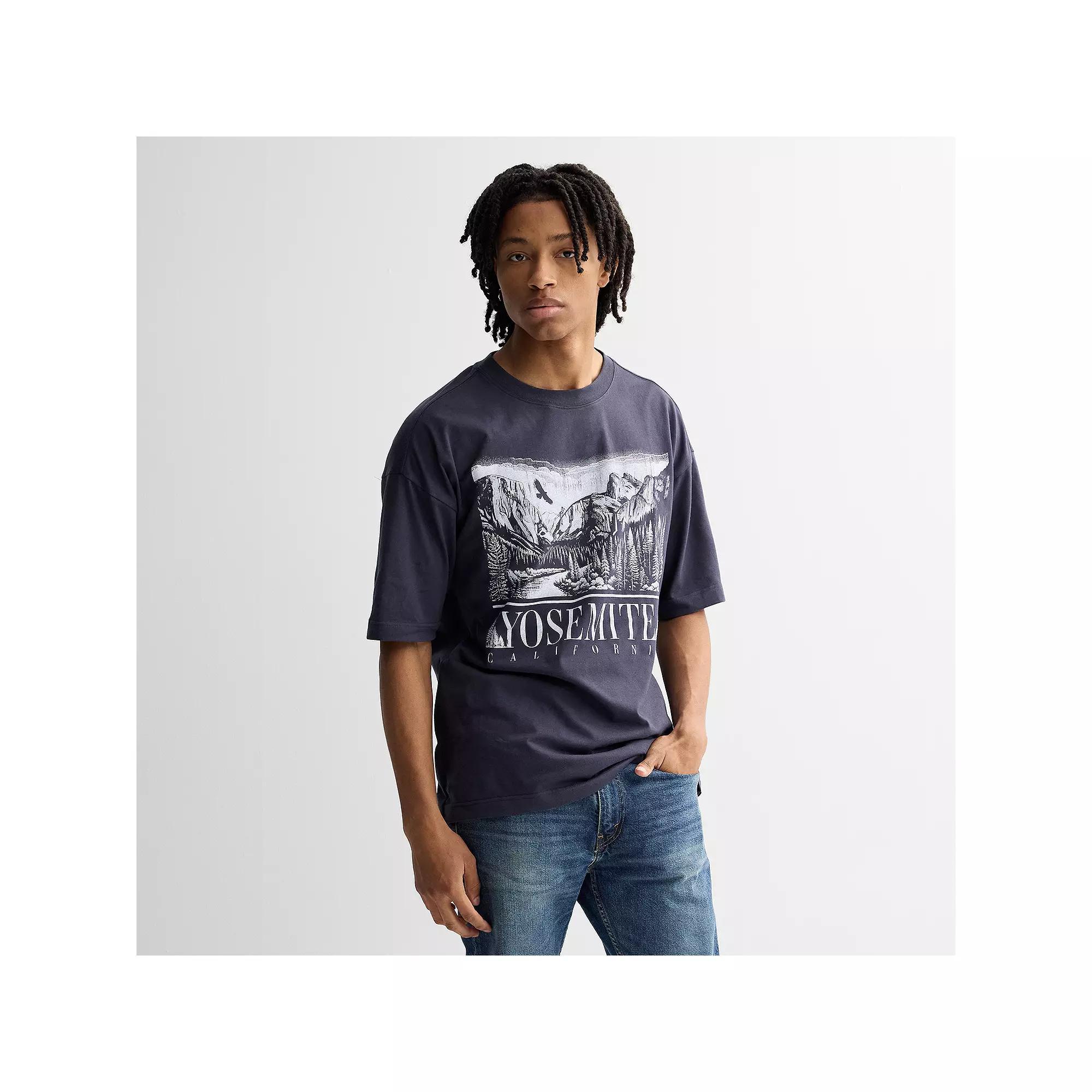 Men's Yosemite California Graphic Tee, Size: Medium, Blue Product Image