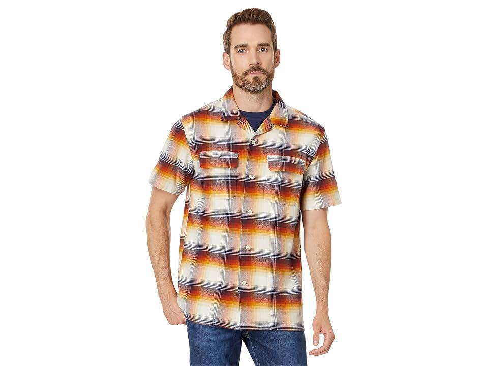 Pendleton Baja Board Shirt Short Sleeve (Sunset Plaid) Men's Jacket Product Image