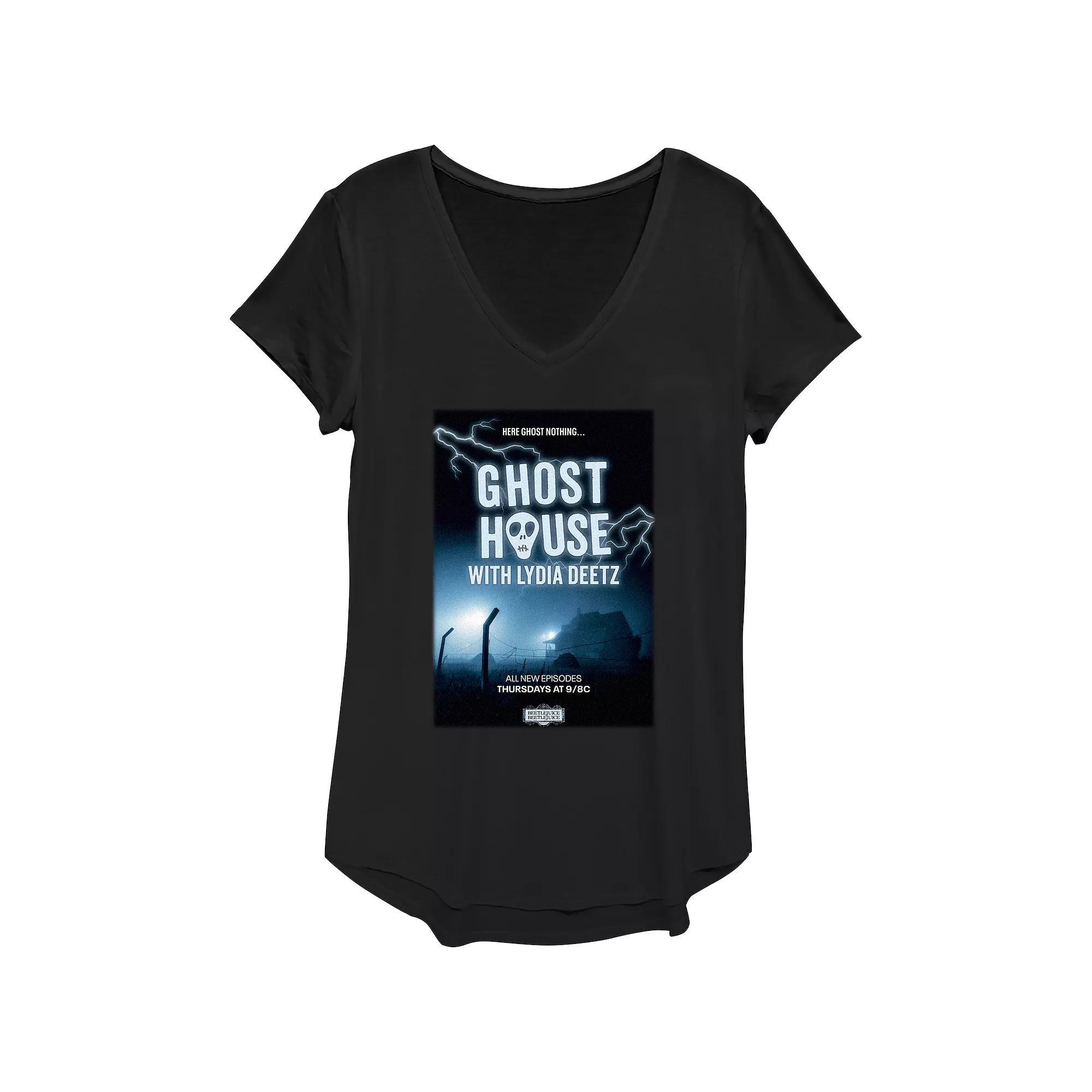 Women's Beetlejuice 2 Ghost House All New Episodes Graphic Tee,  Product Image
