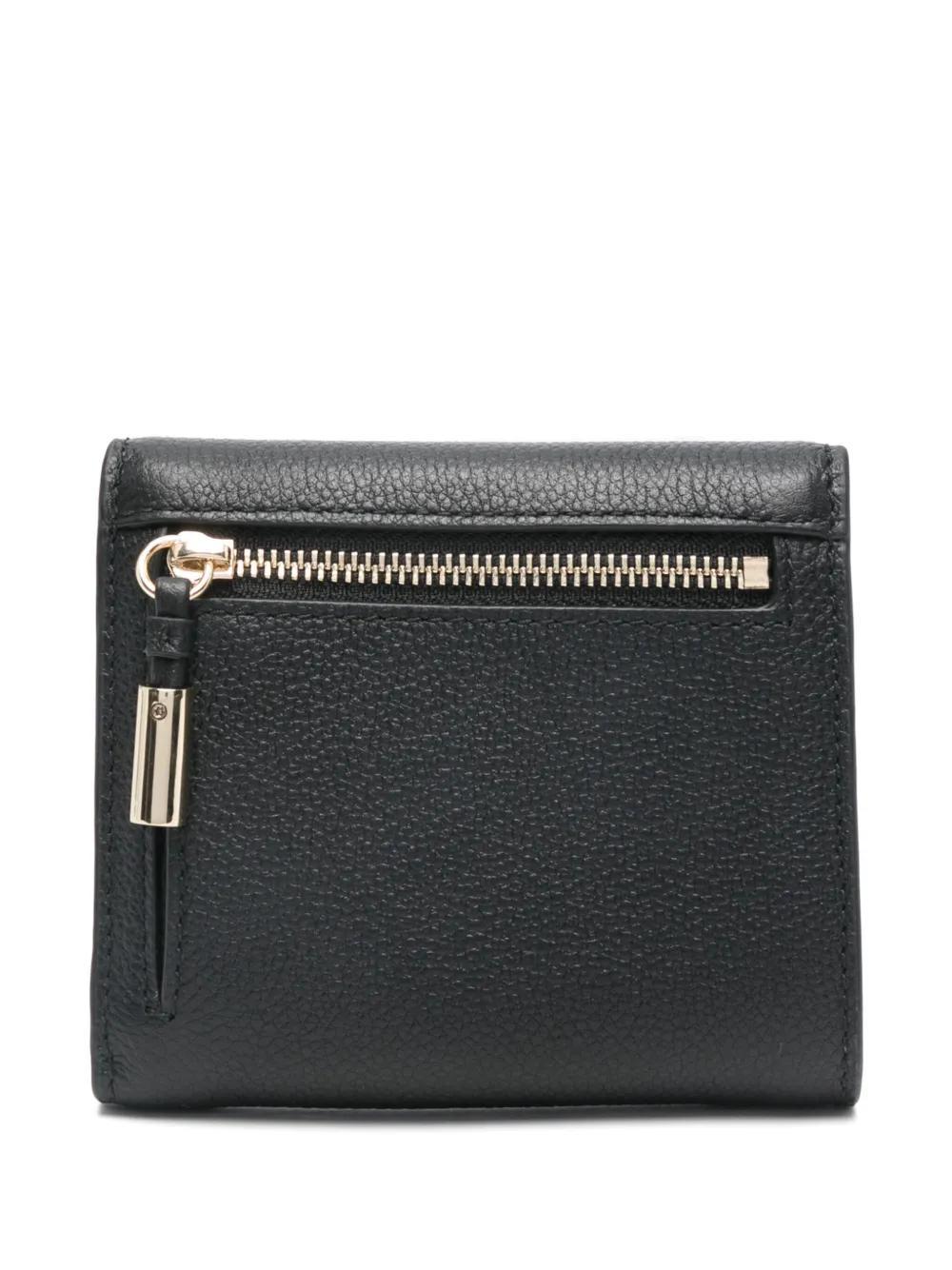 FURLA Medium Goccia Wallet In Black Product Image