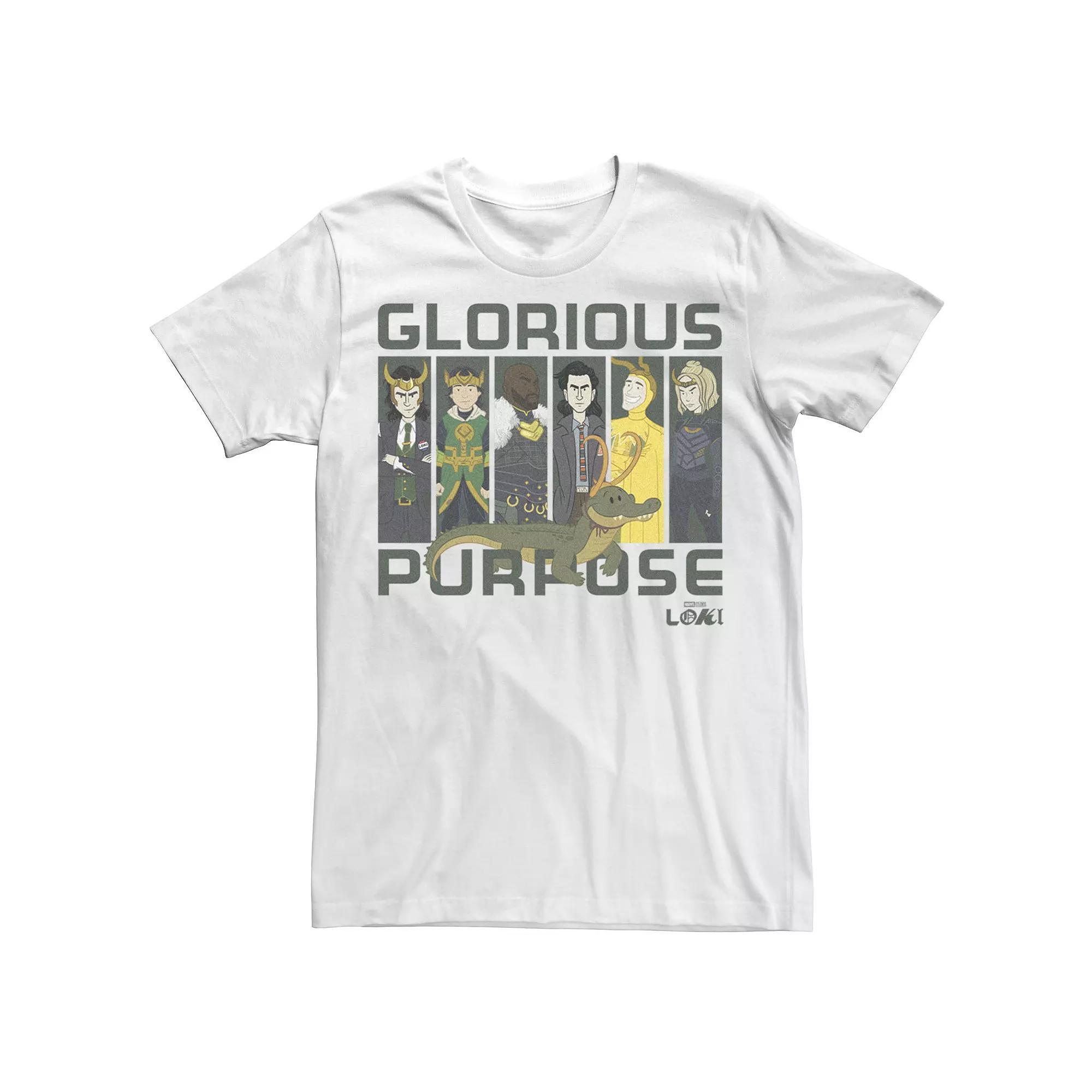 Men's Marvel Loki Variants Glorious Purpose Panels Tee, Boy's,  Product Image