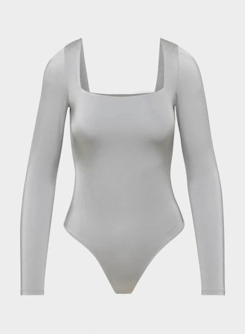 contour metallic square longsleeve bodysuit Product Image