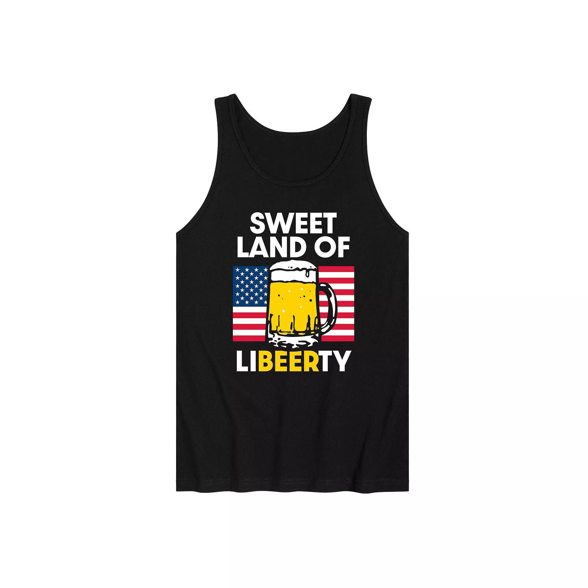 Men's Sweet Land of Liberty Tank Top,  Product Image