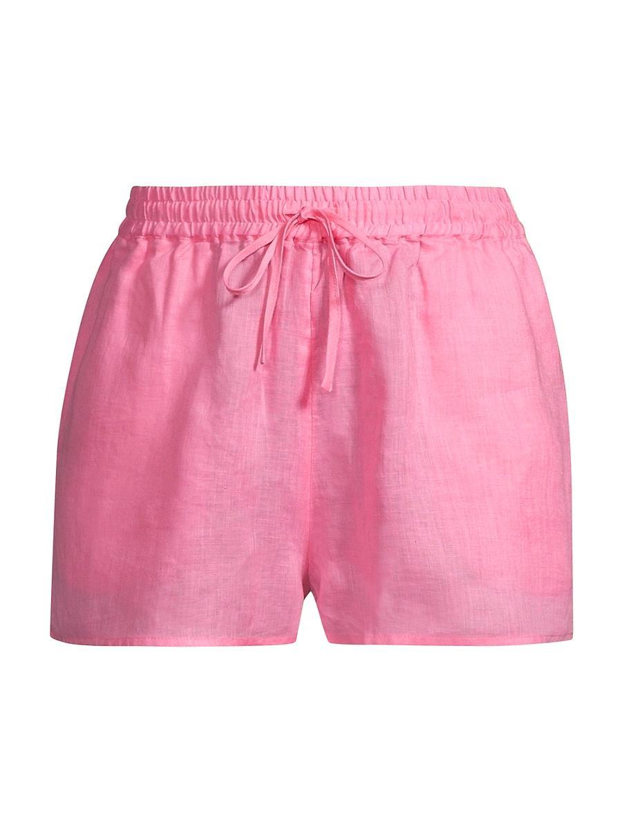 Womens Rio Drawstring Linen Shorts Product Image