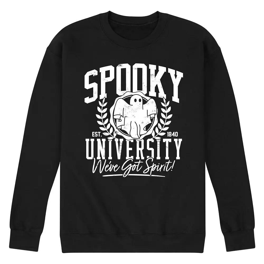 Men's Spooky University Fleece Sweatshirt,  Product Image