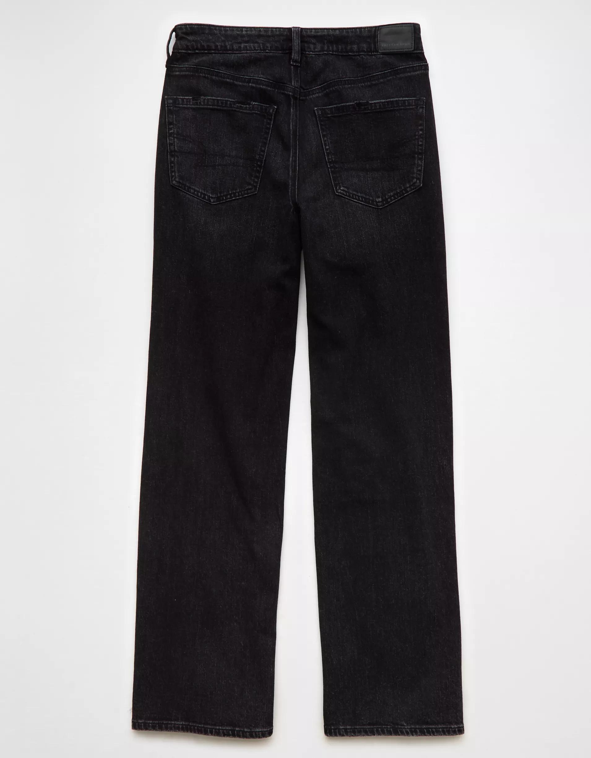 AE Dreamy Drape Stretch Super High-Waisted Baggy Wide-Leg Jean Product Image