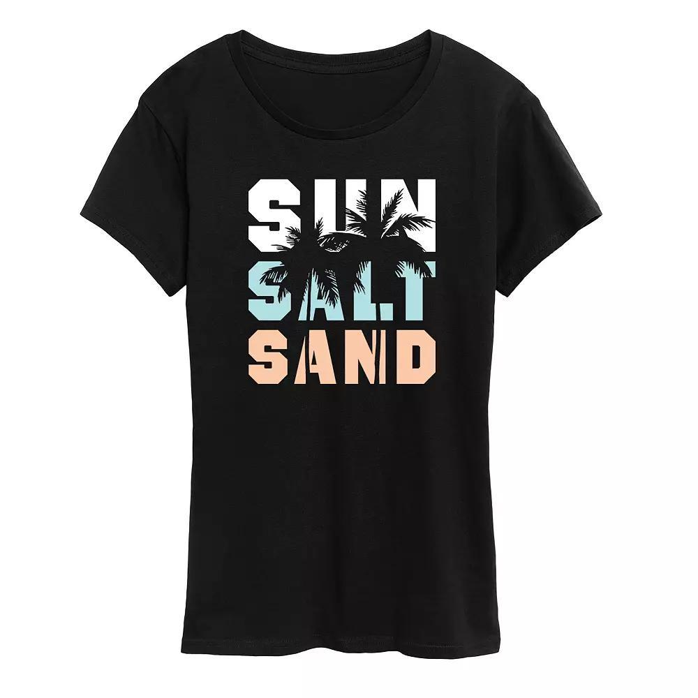 Women's Sun Salt Sand Graphic Tee, Girl's,  Product Image