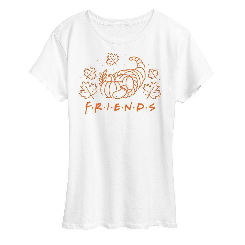 Women's Friends Logo With Cornucopia Graphic Tee, Girl's,  Product Image