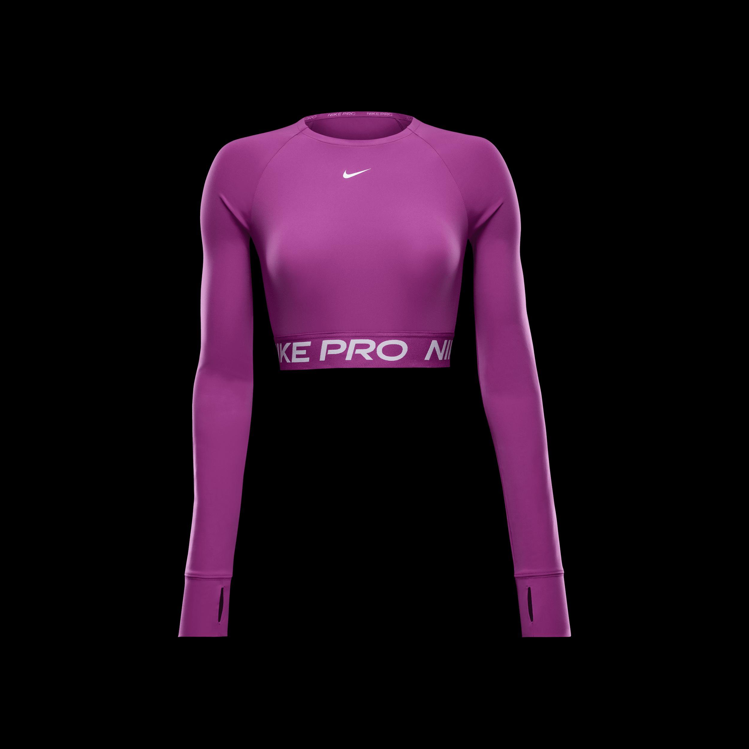 Nike Pro Women's Dri-FIT Cropped Long-Sleeve Top Product Image