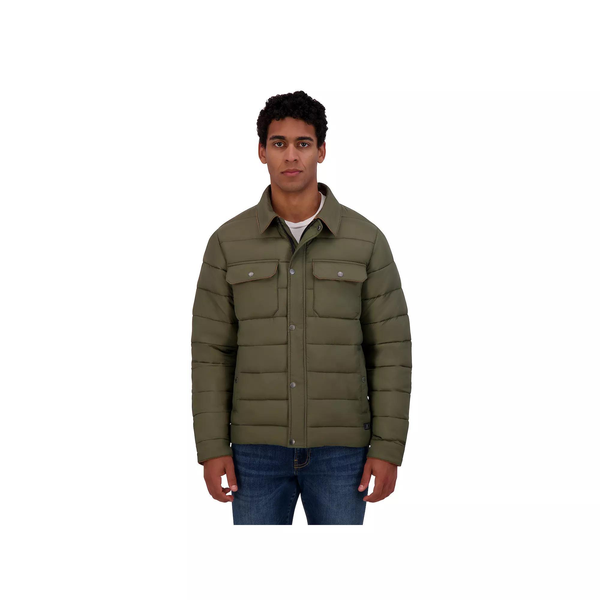 Men's ZeroXposur Quilted Flannel-Lined Jacket, Size: Medium, Blue Product Image