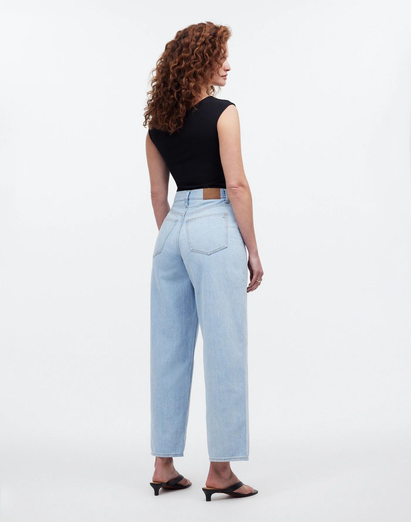 The Petite Curvy Perfect Vintage Wide-Leg Crop Jean Product Image