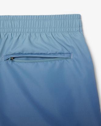 Short Ombré Print Swim Trunks Product Image