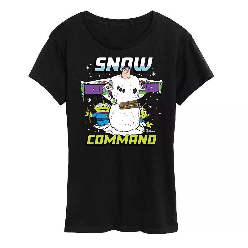 Disney / Pixar's Toy Story Women's Snow Command Graphic Tee, Girl's, Size: XXL, Grey Royal Blue Product Image