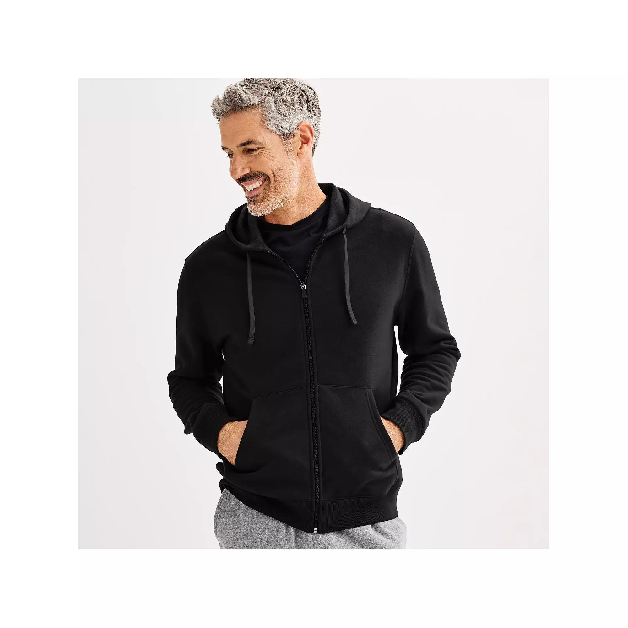 Men's Tek Gear® Ultra Soft Fleece Zip Front Hoodie,  Product Image