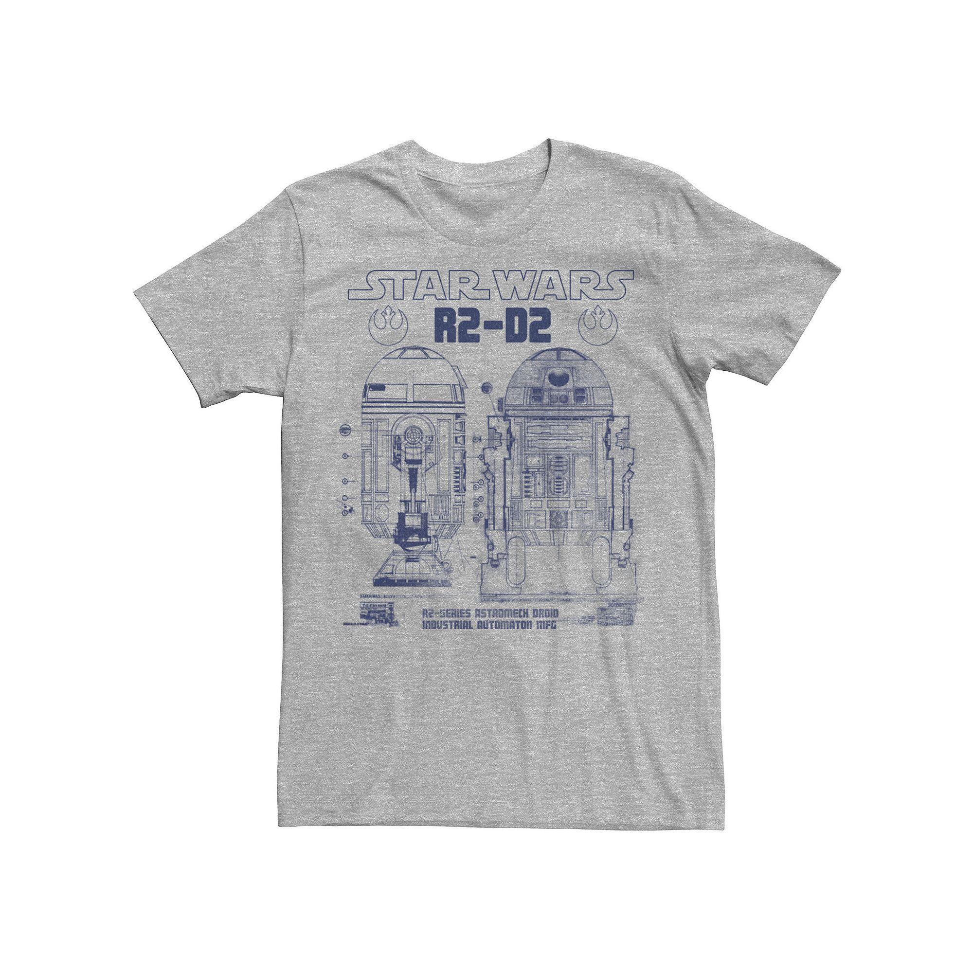 Men's Star Wars R2-D2 Astromech Droid Schematic Tee,  Product Image