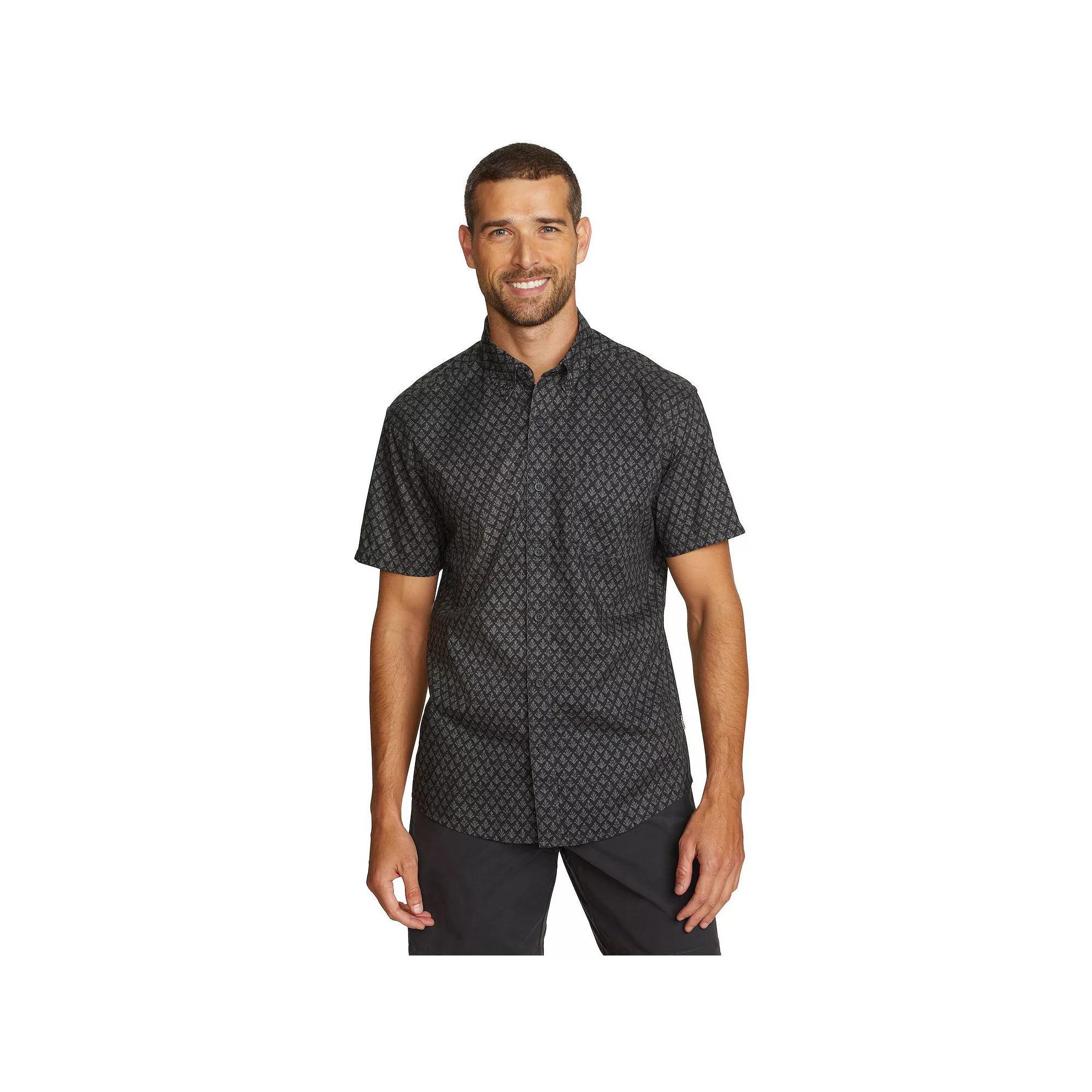 Big & Tall Eddie Bauer Short Sleeve Baja Shirt, Men's, Size: XXL Tall, Dark Gray Product Image