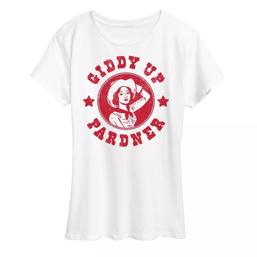 Women's Giddy Up Pardner Graphic Tee,  Product Image