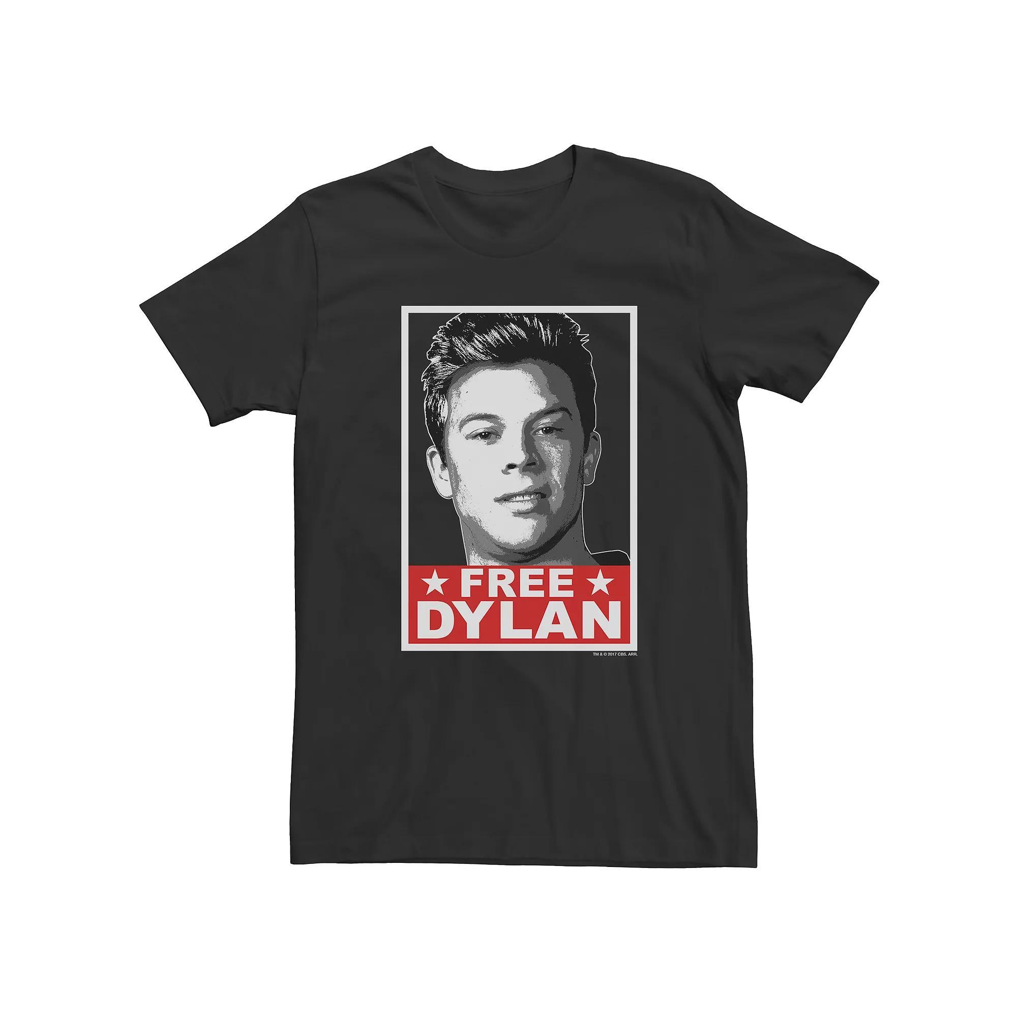 Men's American Vandal Free Dylan Poster Tee,  Product Image