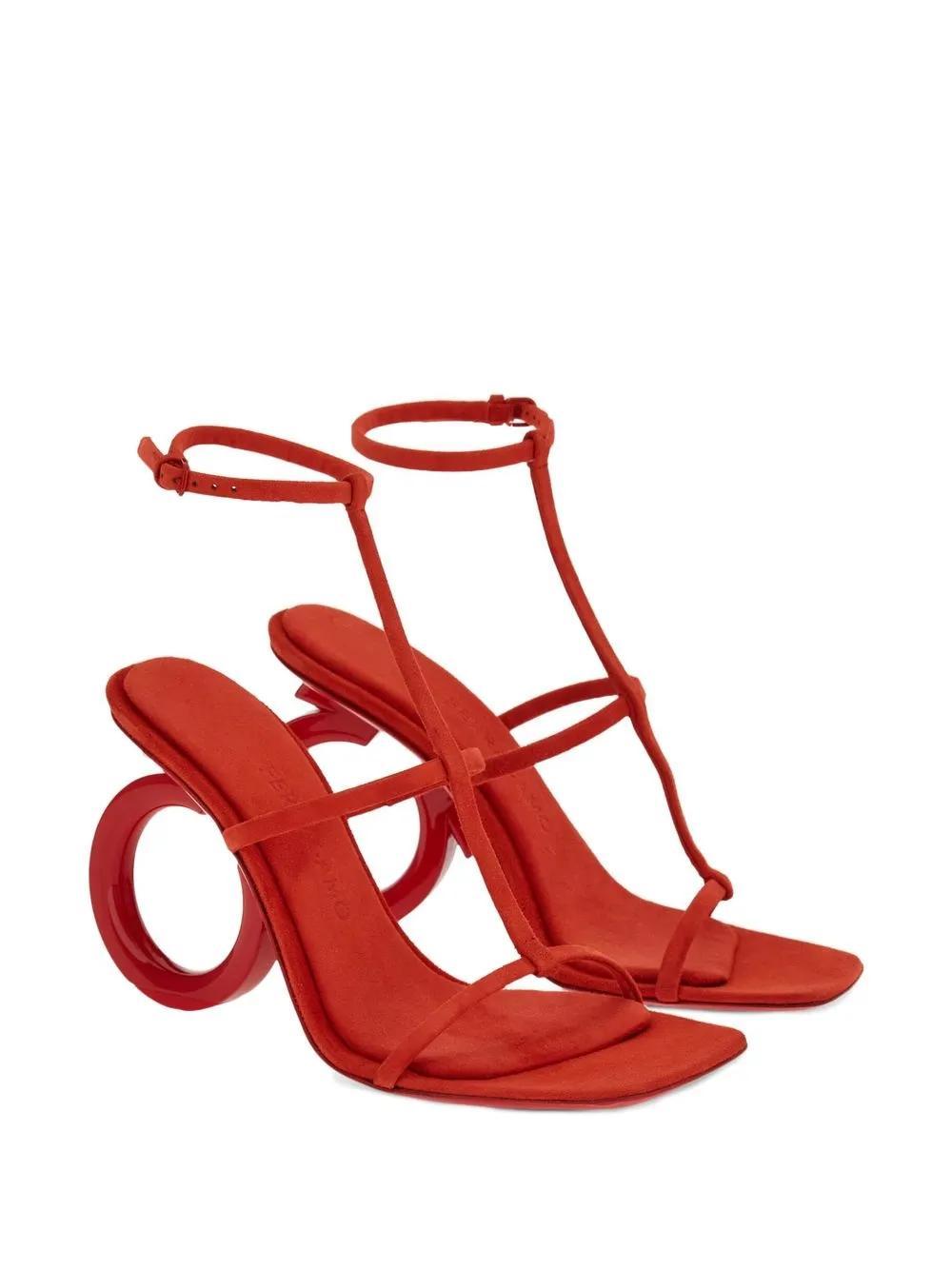 Elina 105mm suede sandals Product Image