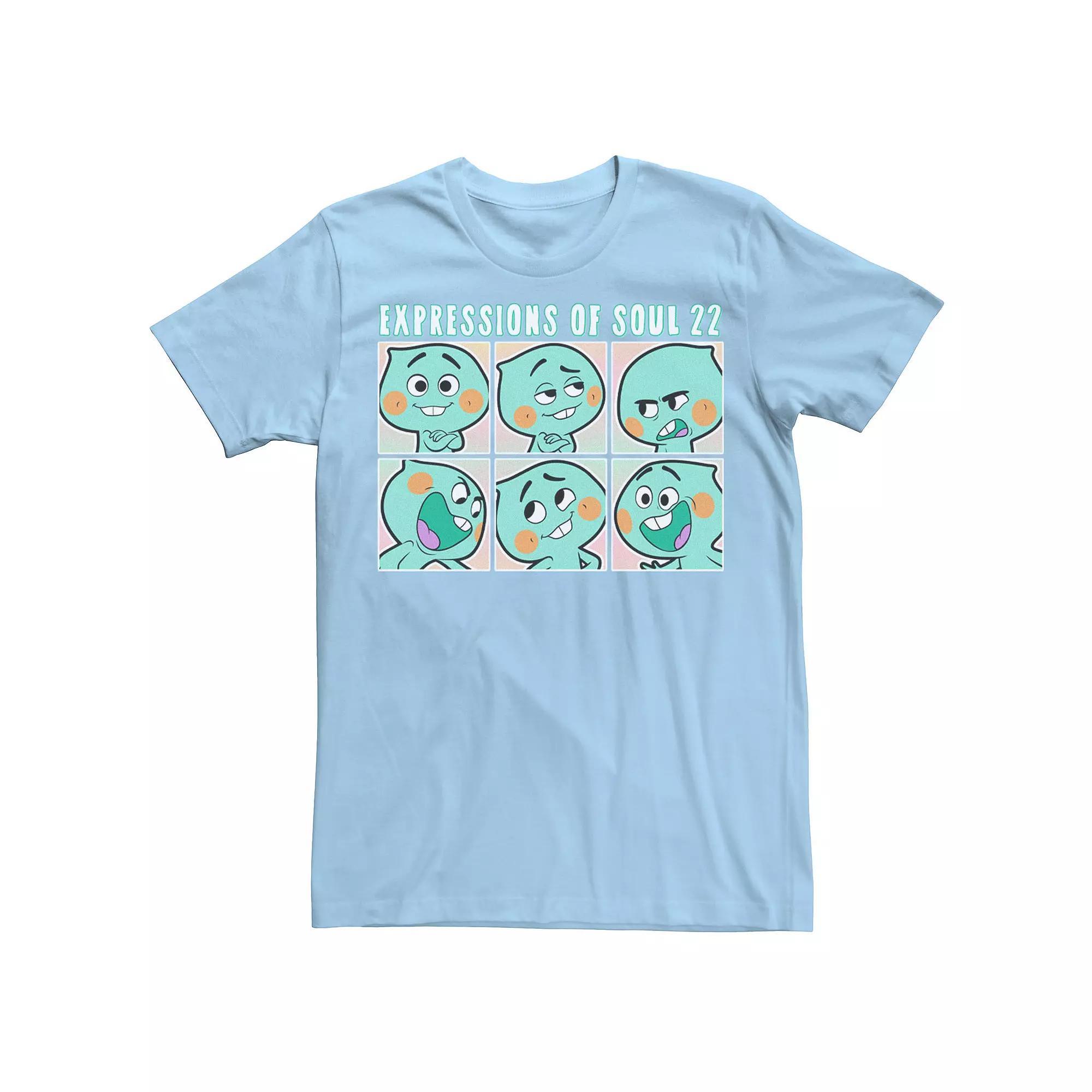 Disney / Pixar's Soul 22 Men's Expressions Of Soul Box Up Tee, Size: Small, Light Blue Product Image