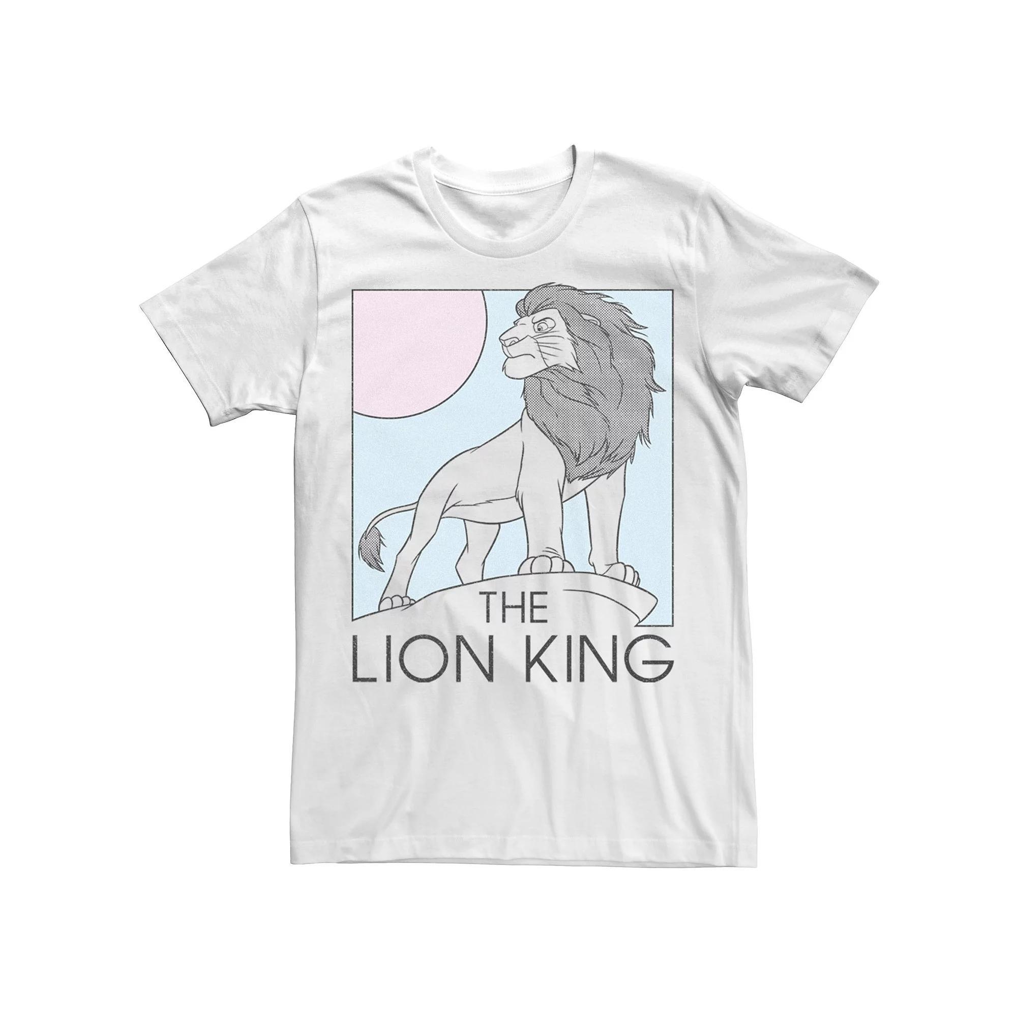 Men's Disney's The Lion King Simba Outline Tee,  Product Image