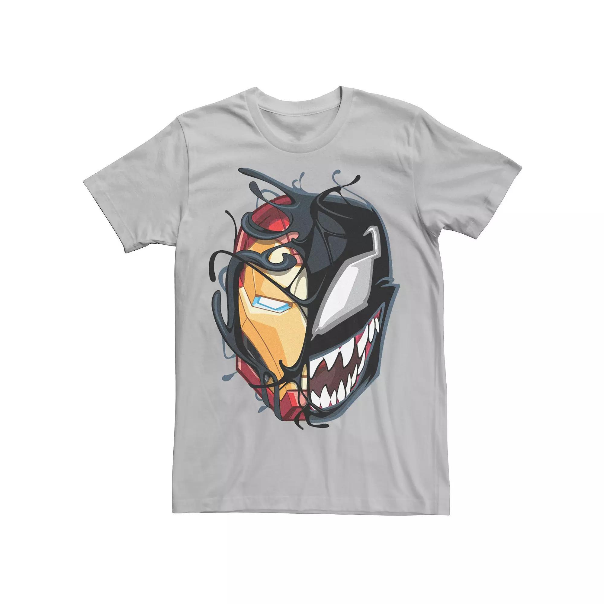 Men's Marvel Iron Man Venom Split Face Tee,  Product Image