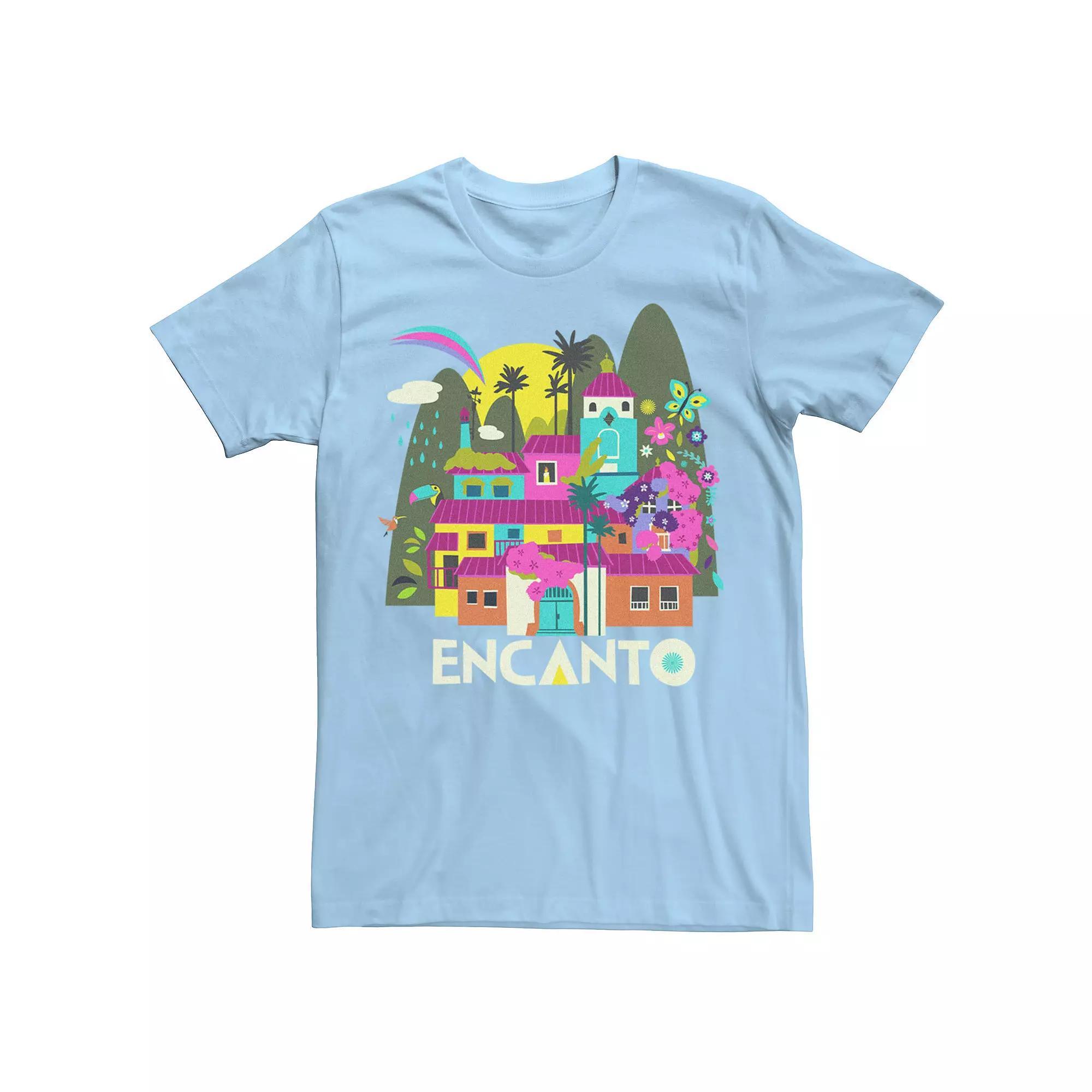 Disney's Encanto Men's Village Portrait Tee, Size: XXL, Light Blue Product Image