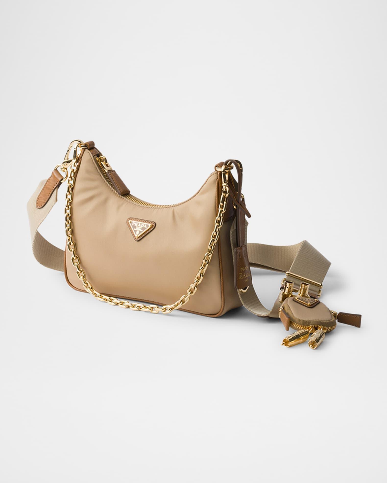 Re-Edition 2005 Re-Nylon And Saffiano Leather Bag With Charm Product Image